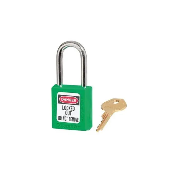 Xenoy 410 Green Safety Padlocks - Keyed Alike