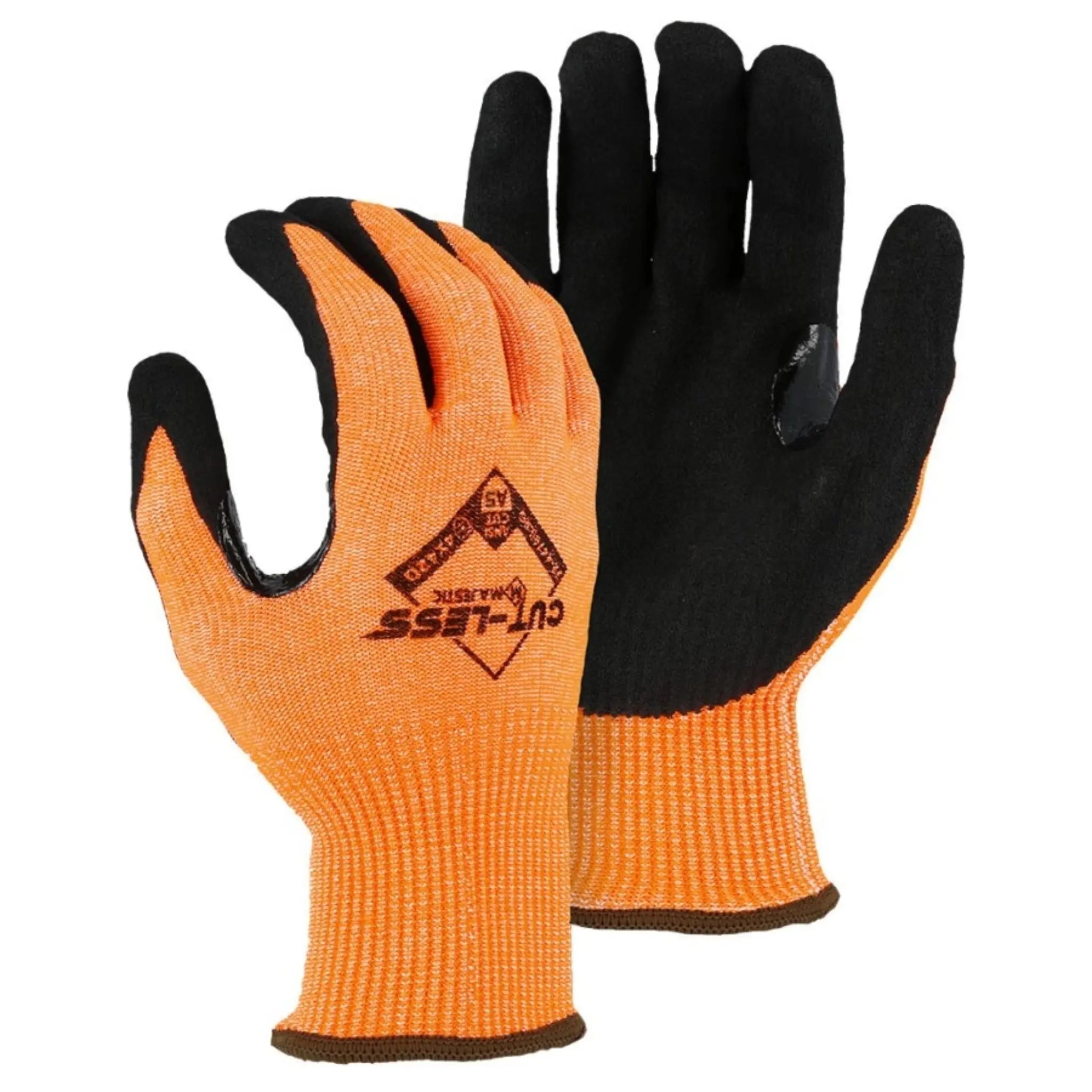 MAJESTIC GLOVE Korplex 33-4476 Cut-Less Glove with Sandy Nitrile Palm, 13g, ANSI A5-Main-Image