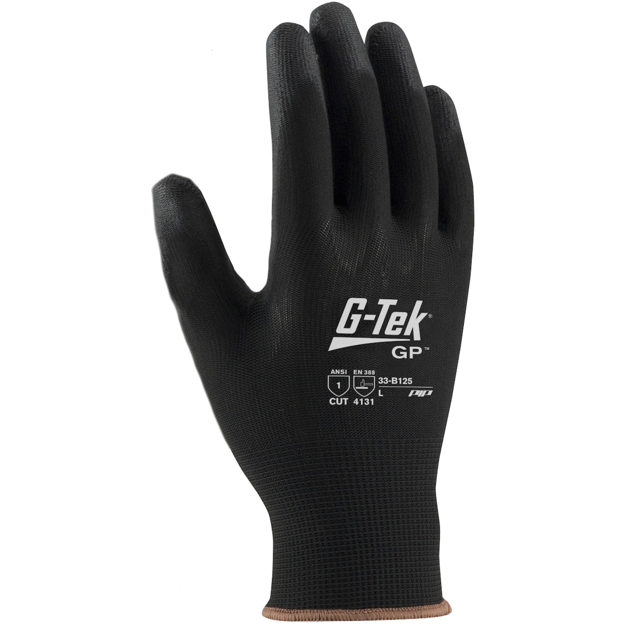 PIP G-Tek 33-B125/L Seamless Knit Nylon Blend with Polyurethane Glove_Back_Image