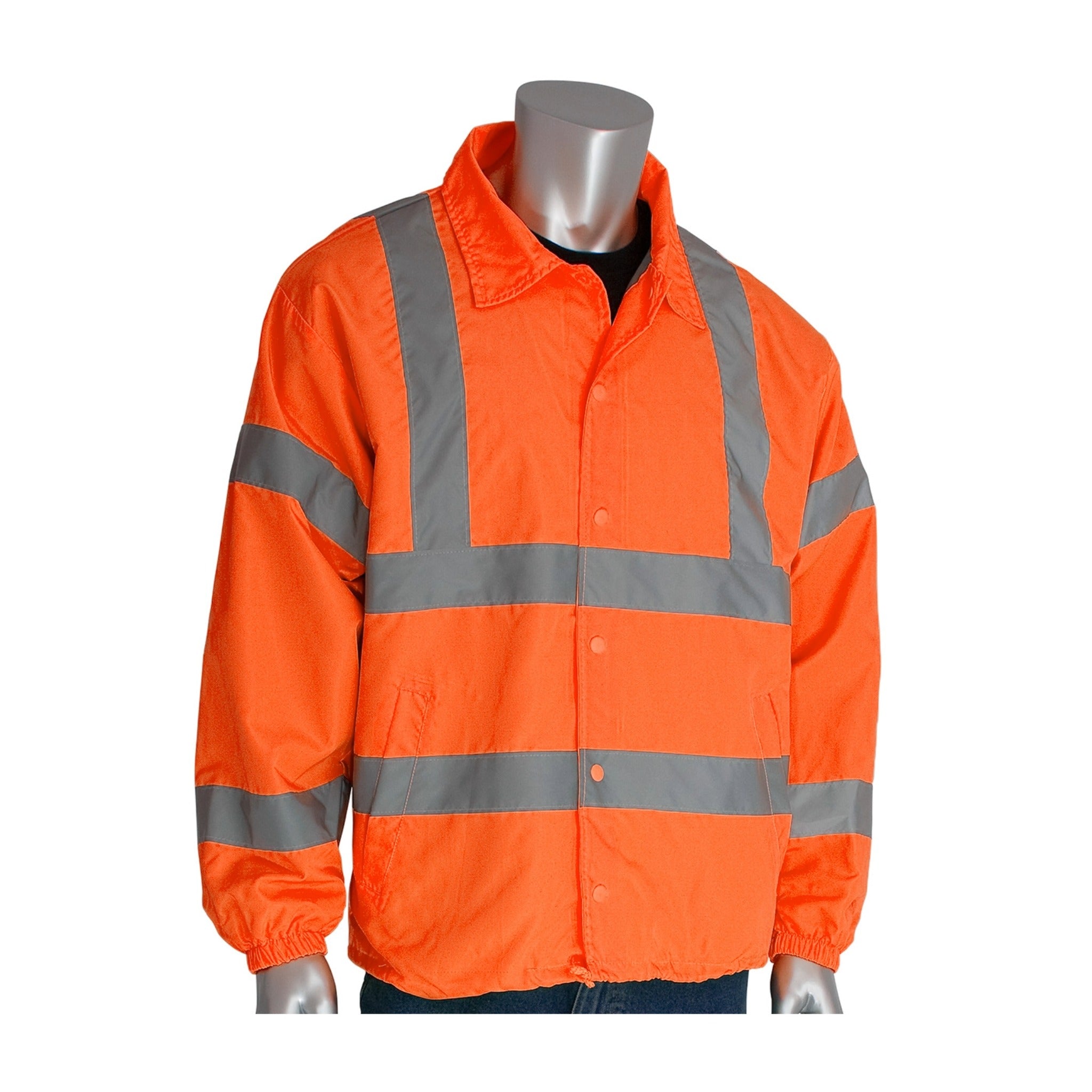 PIP 333-WB ANSI Type R Class 3 Classic Wind Breaker_Orange_Main_Image