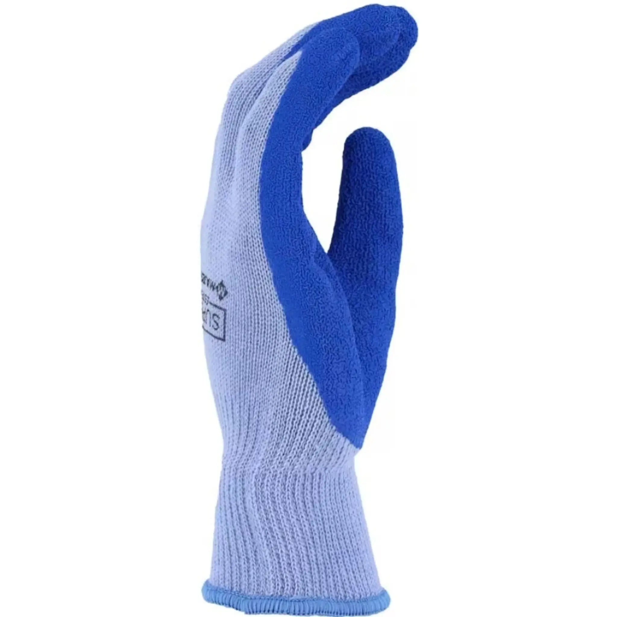 MAJESTIC GLOVE 3385A SuperDex Crinkled Latex Palm on Cotton/Poly-Side-Image-2