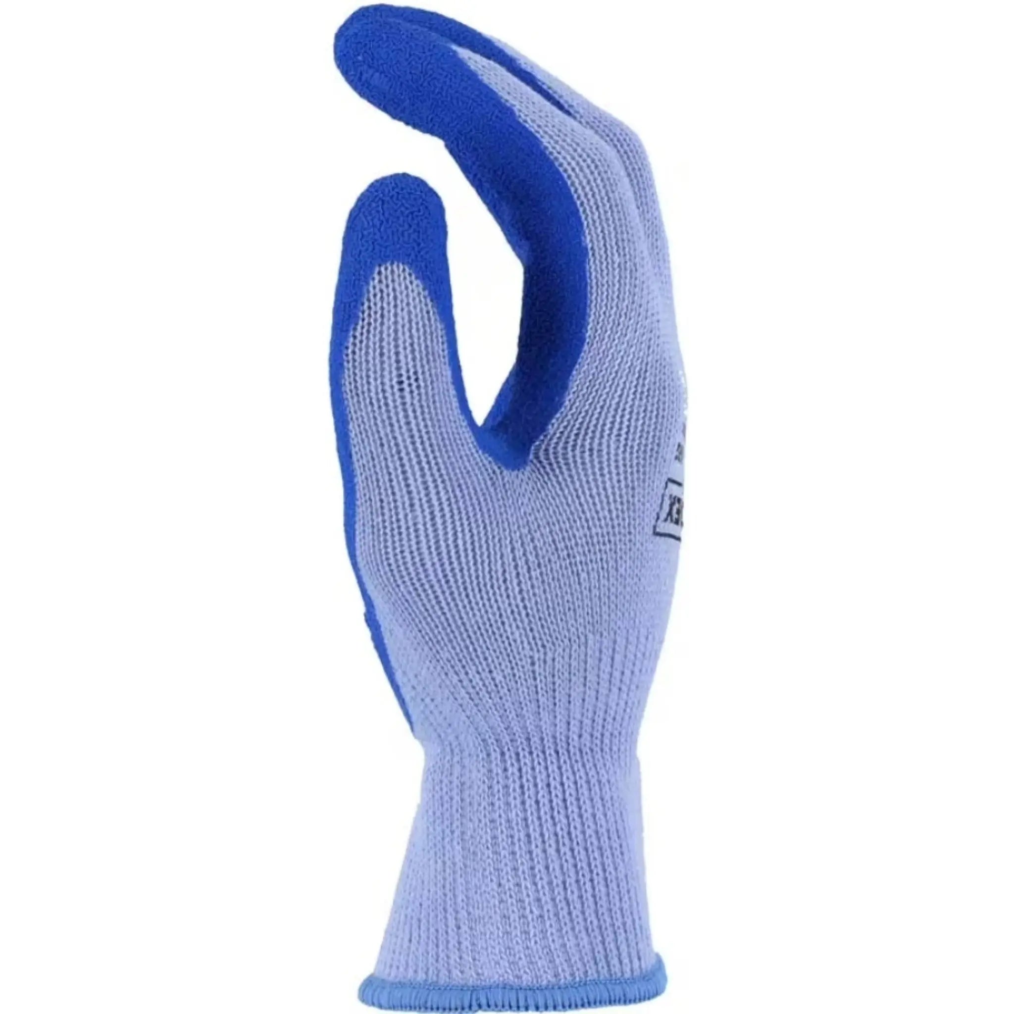MAJESTIC GLOVE 3385A SuperDex Crinkled Latex Palm on Cotton/Poly-Side-Image