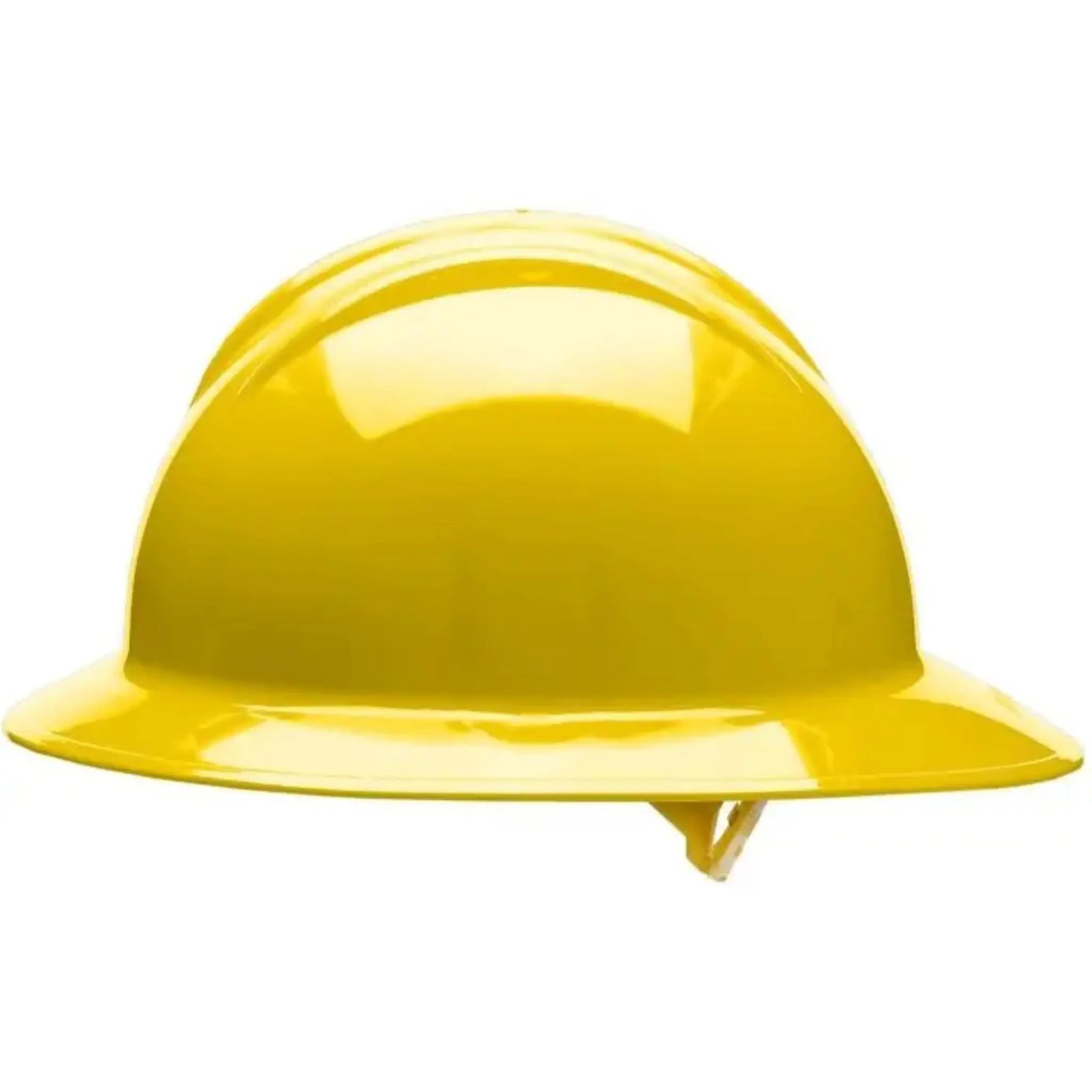 Bullard C33 33YLR 6pt Ratchet Classic Full Brim Style Hard Hat, Yellow, 1 EachÂ