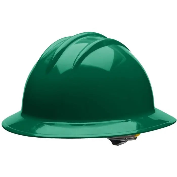 Bullard C34 34FGP 6pt Pinlock Classic Extra Large Full Brim Style Forest Green Hard Hat 20/Case