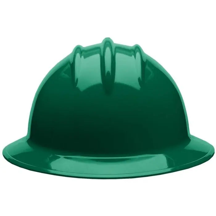 Bullard C35 35FGR 6pt. Ratchet Classic Extra Large Full Brim w/Accessory Slots Forest Green Hard Hat 20/Case