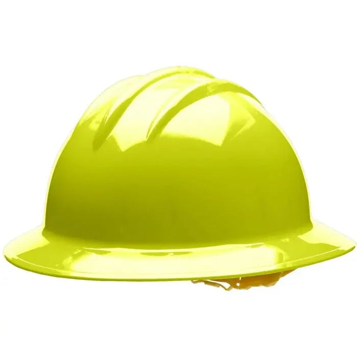 Bullard C34 34HYR 6pt Ratchet Classic Extra Large Full Brim Style Hi-Viz Yellow Hard Hat 20/Case
