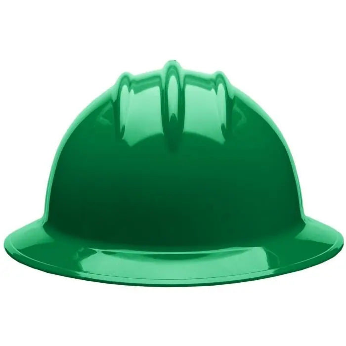 Bullard C35 35KGR 6pt. Ratchet Classic Extra Large Full Brim w/Accessory Slots Kelly Green Hard Hat 20/Case