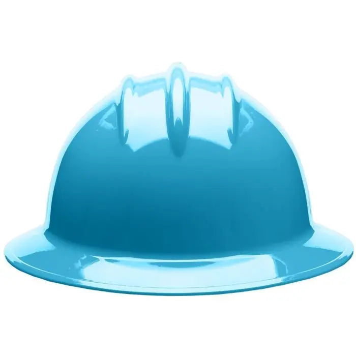 Bullard C33 33SKR 6pt Ratchet Classic Full Brim Style Sky Blue Hard Hat 20/Case