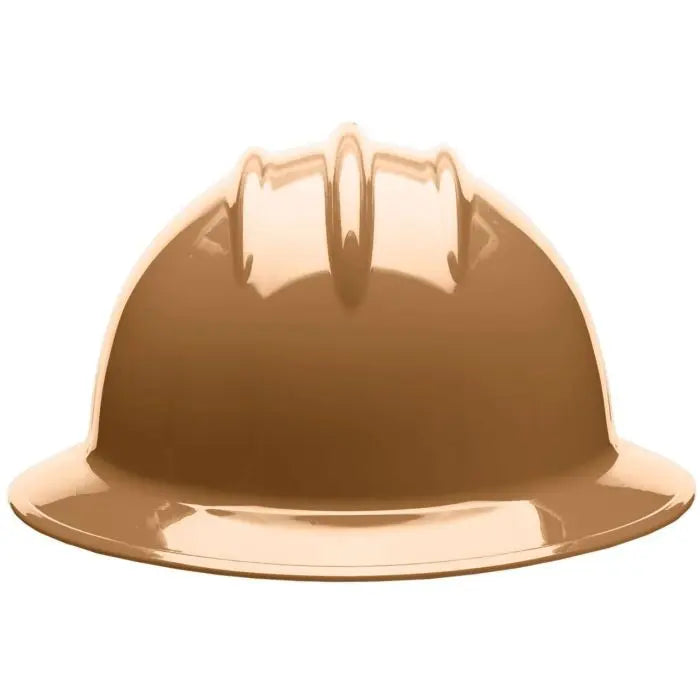 Bullard C35 35TNR 6pt. Ratchet Classic Extra Large Full Brim w/Accessory Slots Tan Hard Hat 20/Case
