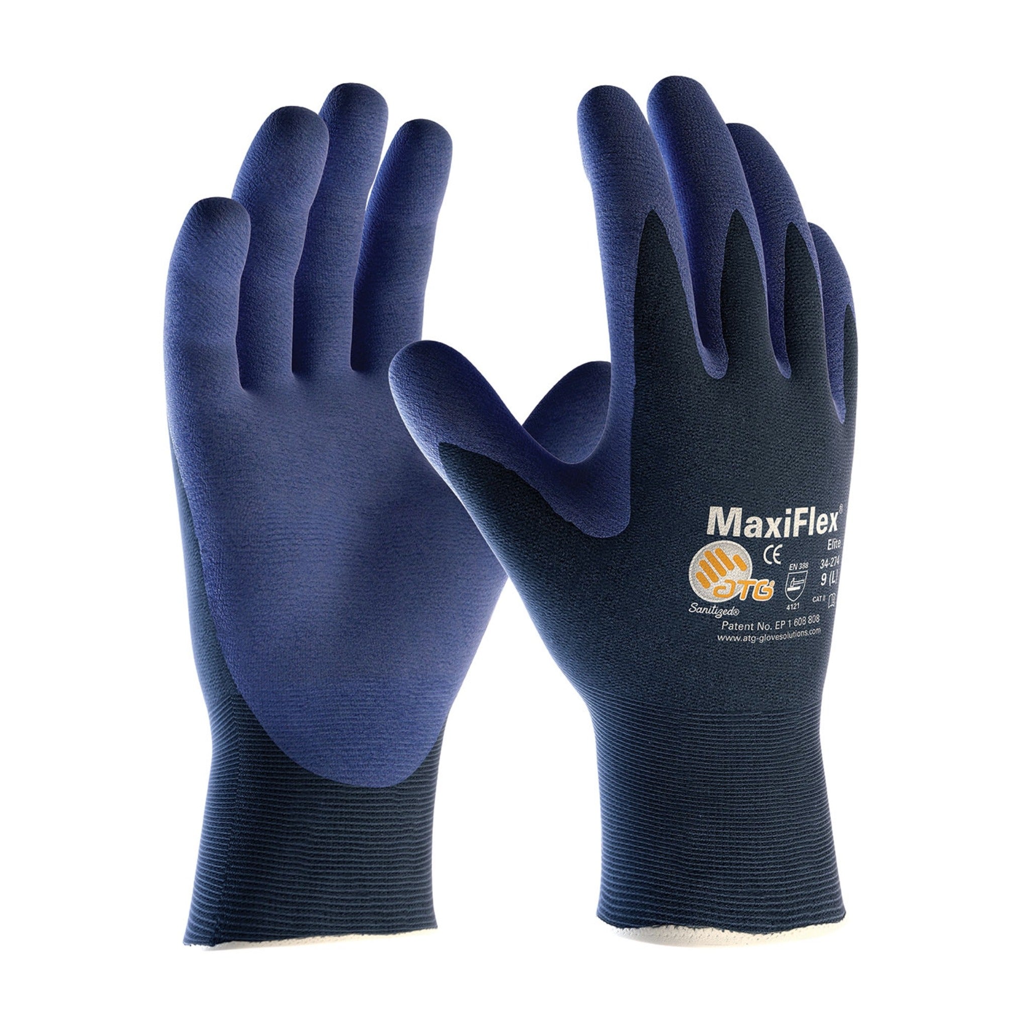 PIP ATG 34-274 G-Tek Maxiflex Elite Ultra Light Weight Knit Nylon Glove with Nitrile Coating_Main_Image