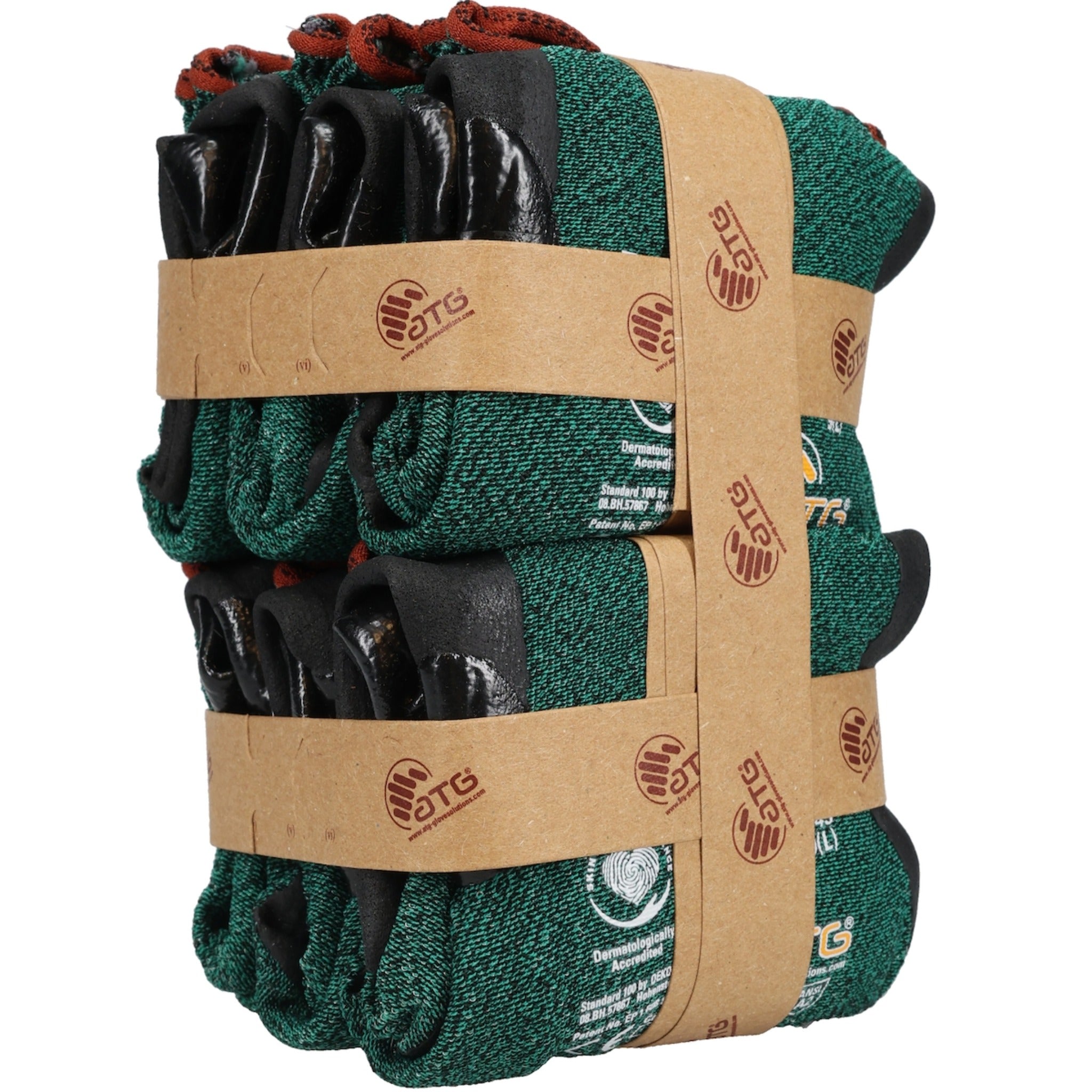 PIP ATG 34-8743V/L MaxiFlex Cut Vend Ready Seamless Knit Glove with Black MicroFoam Nitrile Coated_Bulk