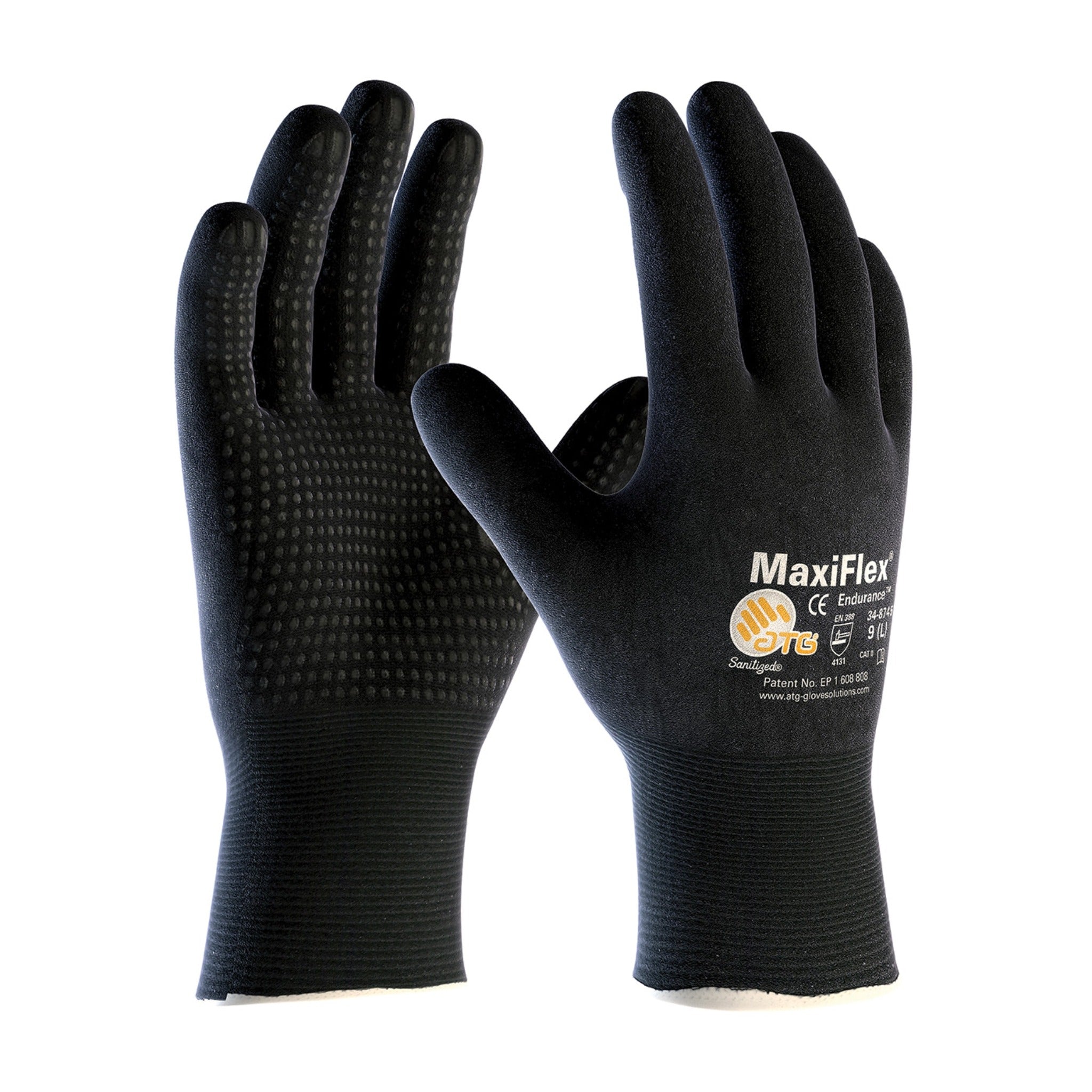 PIP ATG 34-8745 MaxiFlex Endurance Touchscreen Compatible Nylon Glove with MicroFoam Grip and Micro Dot Palm_Main_Image