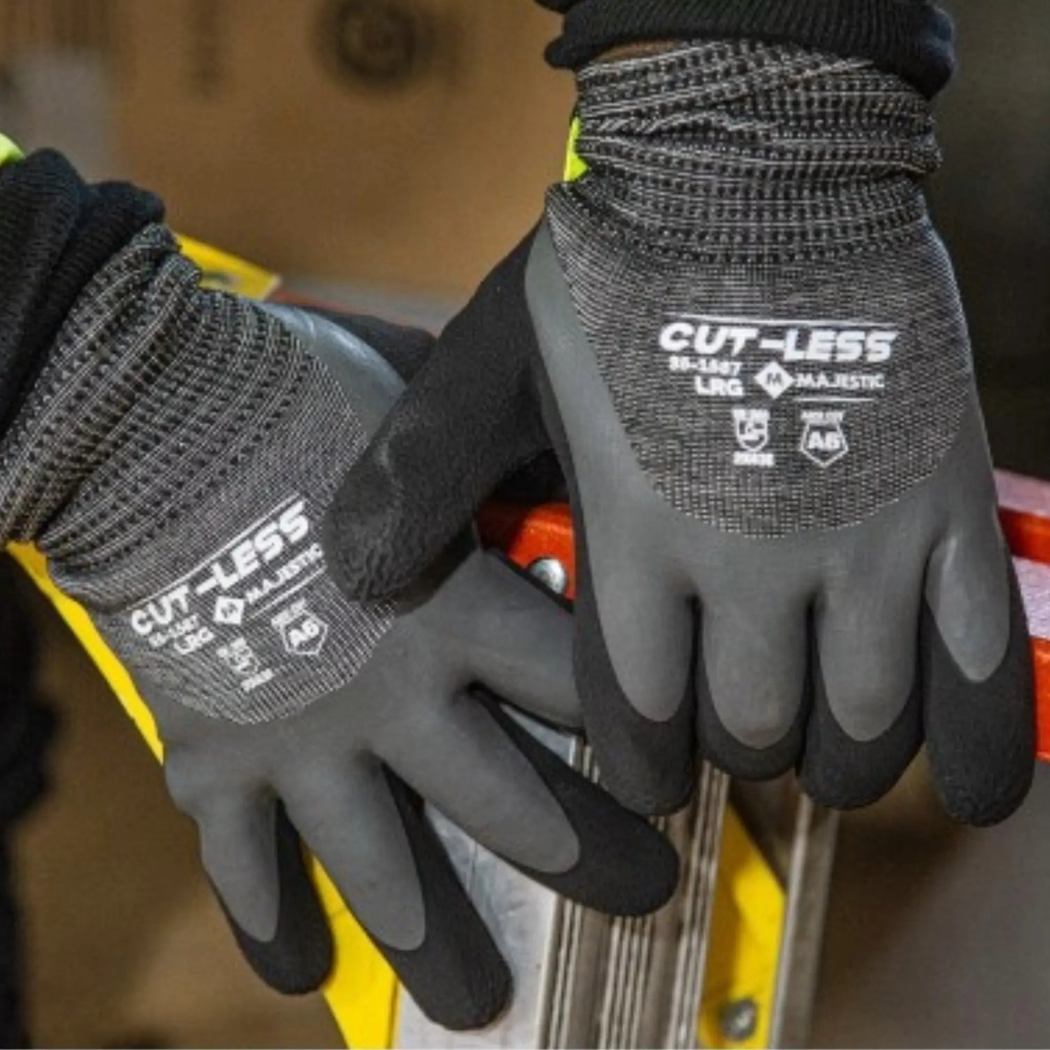 MAJESTIC GLOVE 35-1587 Cut-Less Korplex Cut Resistant, Water Repellent-Model-1