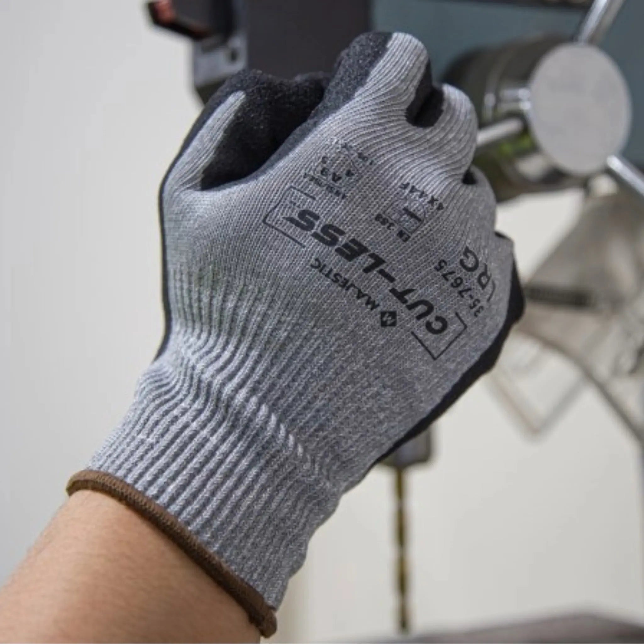 MAJESTIC GLOVE 35-7675 Cut-Less Korplex Glove with Sandy Nitrile Palm-Model-3