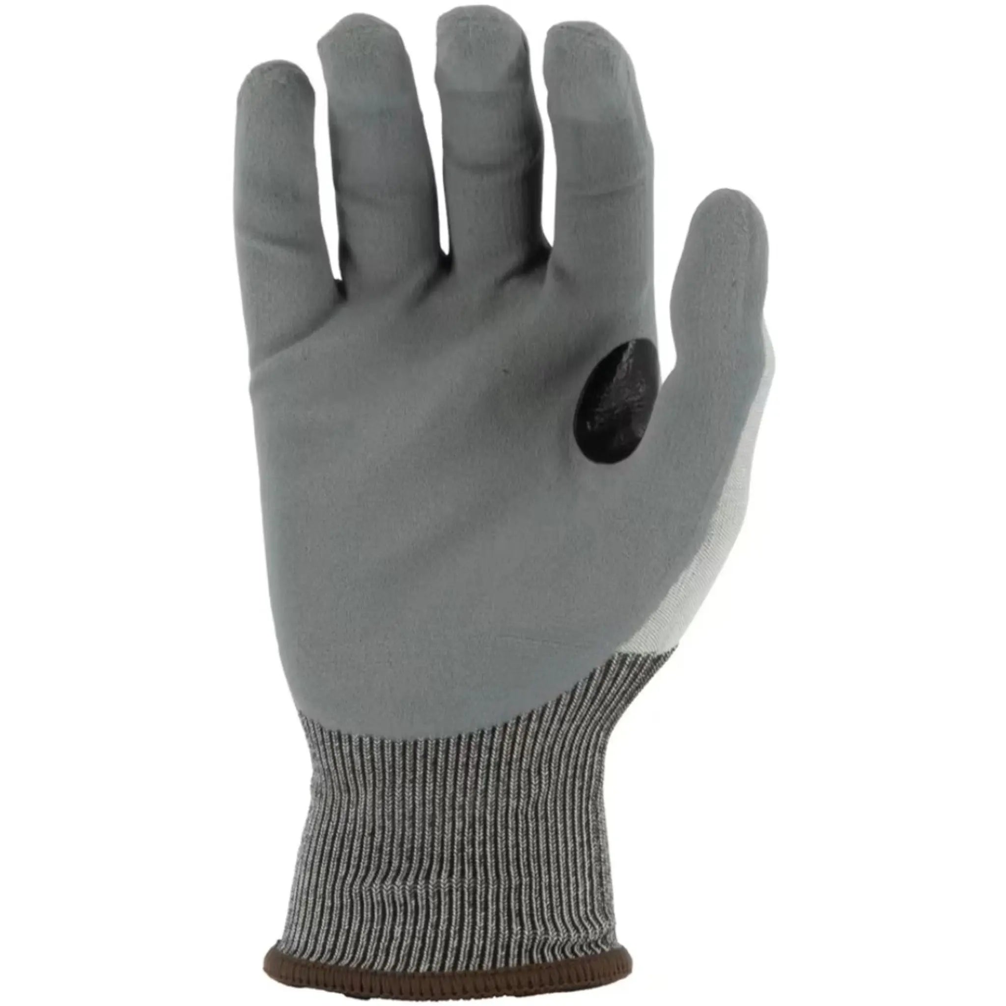 MAJESTIC GLOVE 35-7765 Cut-Less Korplex Glove with Foam Nitrile Palm, 18g, ANSI A7, Gray, 1 Dozen-Front-Image
