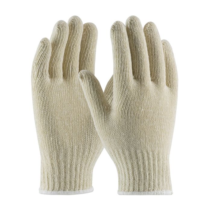 PIP 35-C104 Light Weight Seamless Knit Cotton Glove, Natural, Box of 12