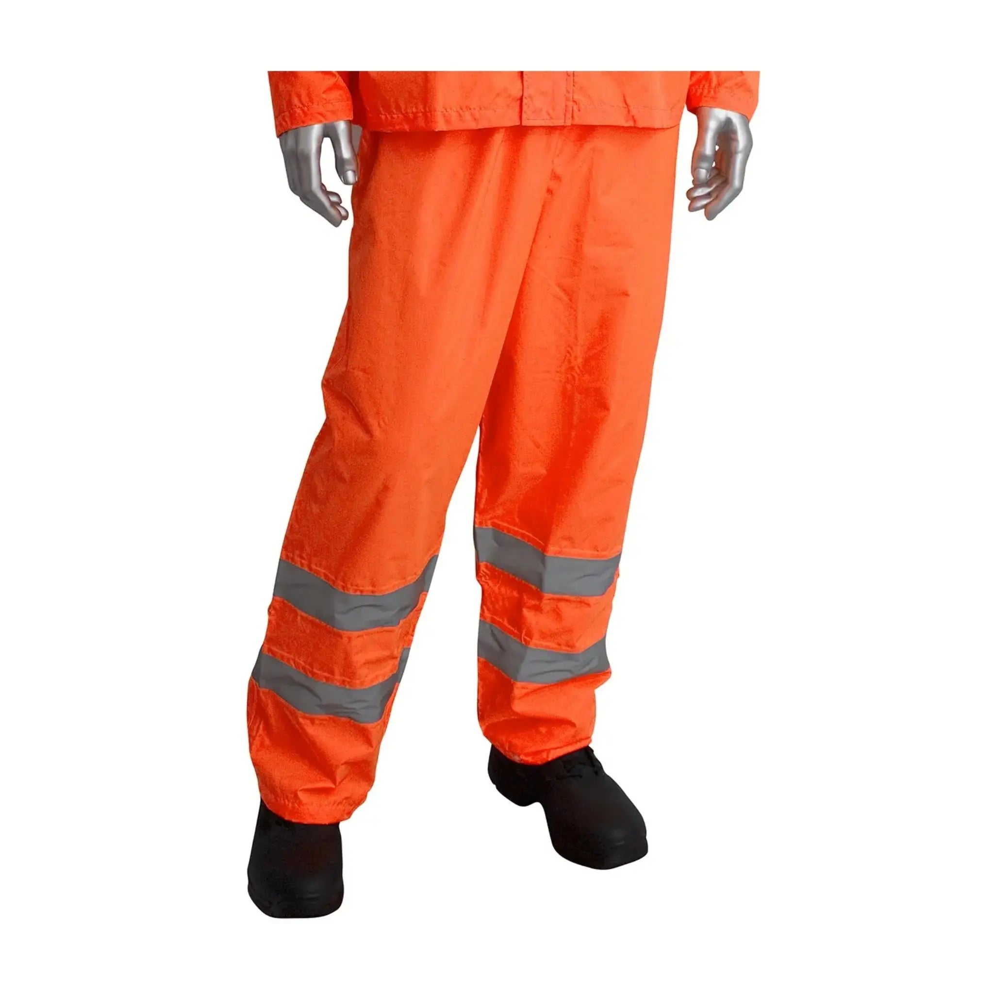 PIP Falcon Viz 353-1000 ANSI Type R Class 3 Two-Piece Value Rainsuit Set_OR_Bottom