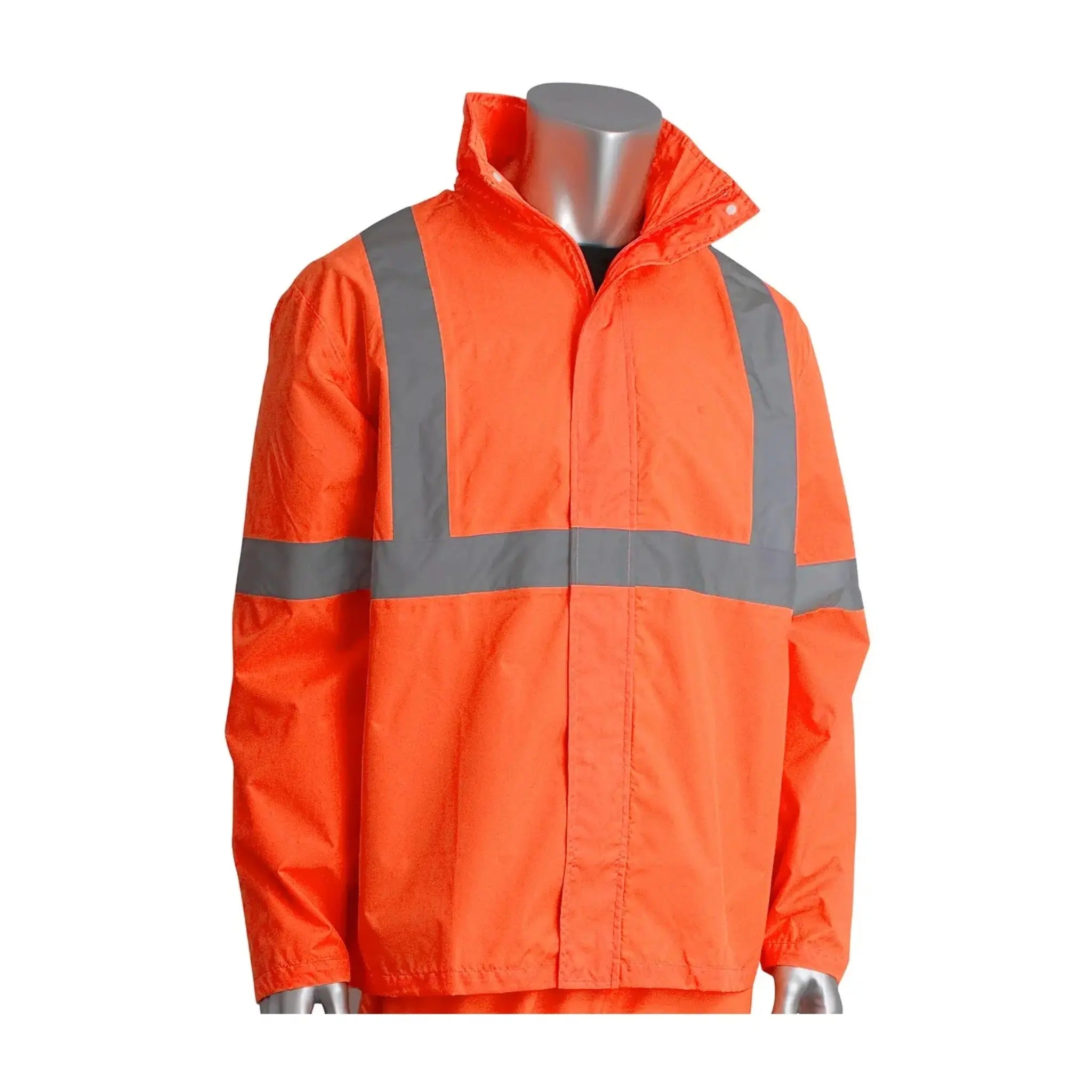 PIP Falcon Viz 353-1000 ANSI Type R Class 3 Two-Piece Value Rainsuit Set_OR_TOP