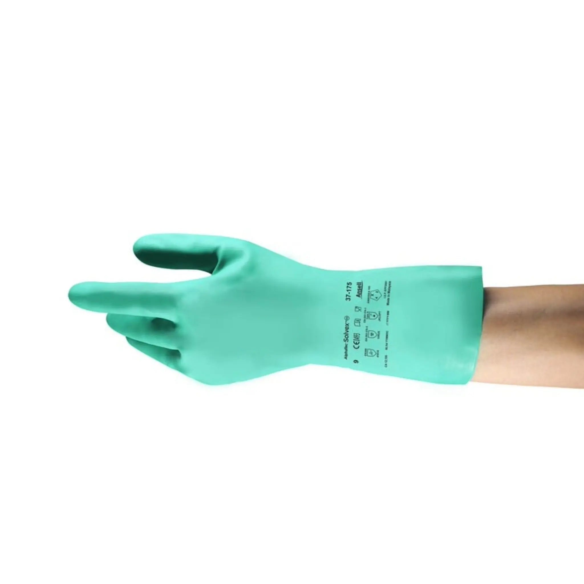Ansell Solvex 37-175 Chemical Protective Glove XXL (1 PR)-Back-Image