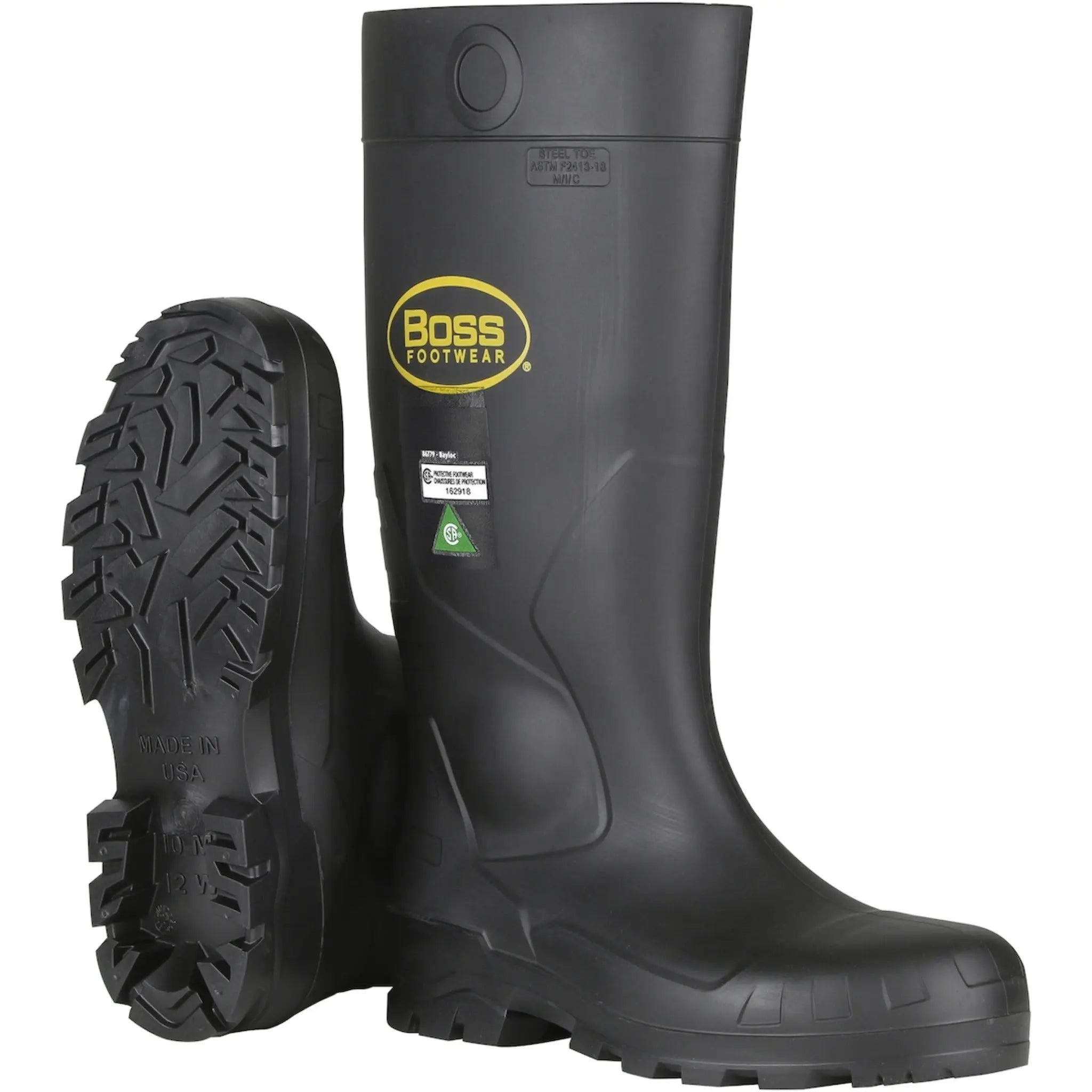 PIP Boss Footwear 383-820 PVC Full Safety Steel Toe and Midsole Boot_Main_image