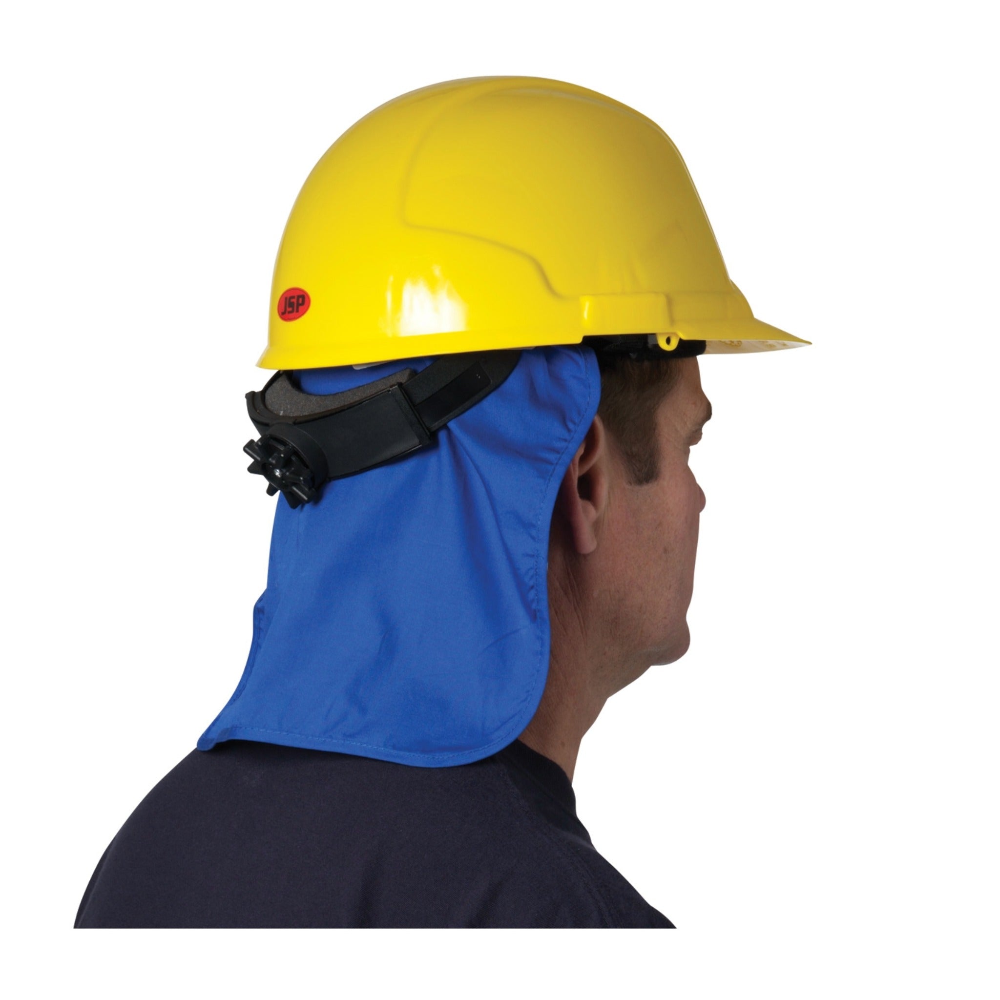 PIP EZ-Cool 396-405-BLU Evaporative Cooling Hard Hat Pad with Neck Shade_Side