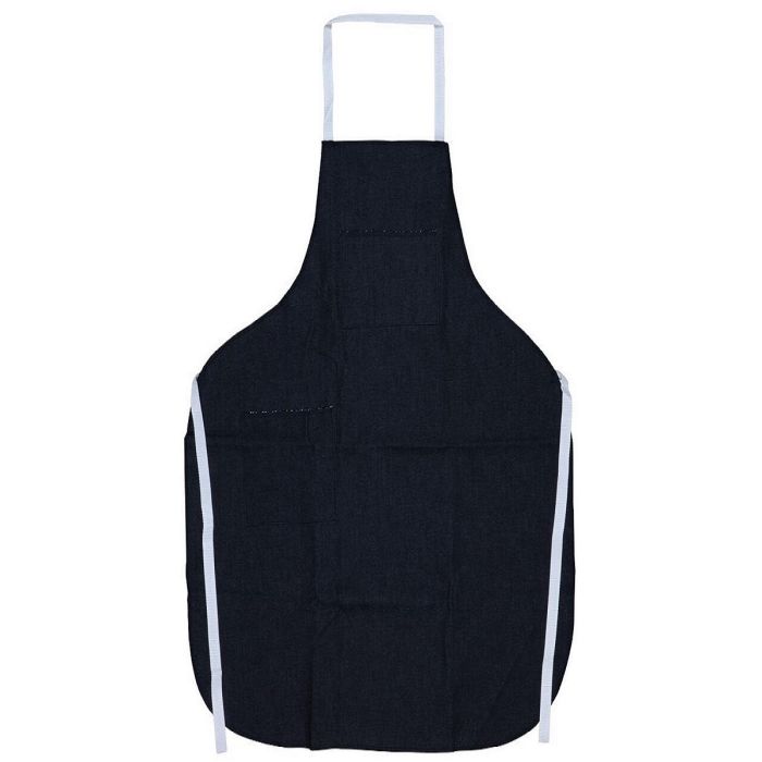MCR Safety 39836 Blue Denim Apron, 27 Inches Wide x 36 Inches Long with Two Front Pockets, Blue, One Size, 1 Each