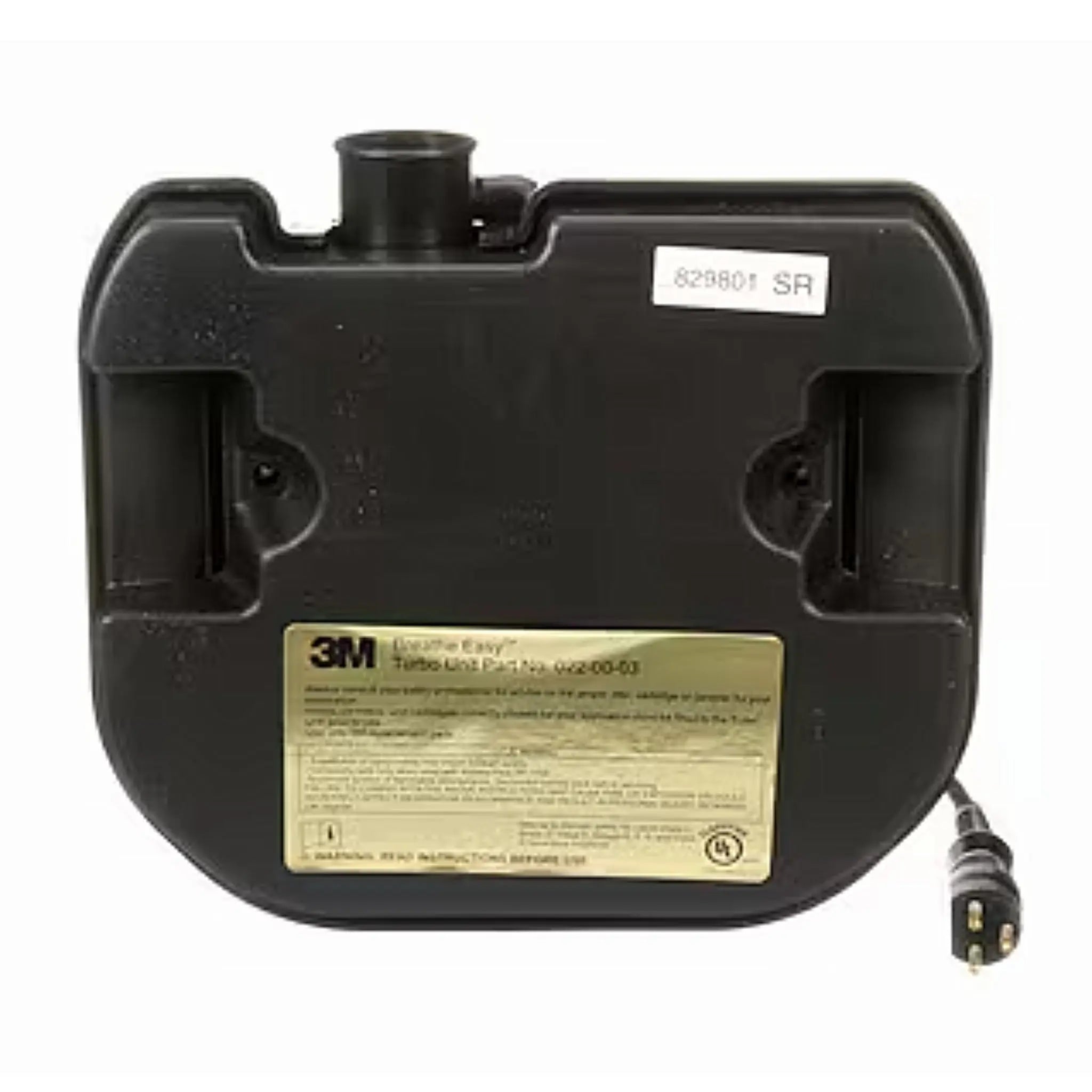 3M 022-00-03R01 Breathe Easy Turbo Powered Air Purifying Respirator (PAPR) Unit, Back View