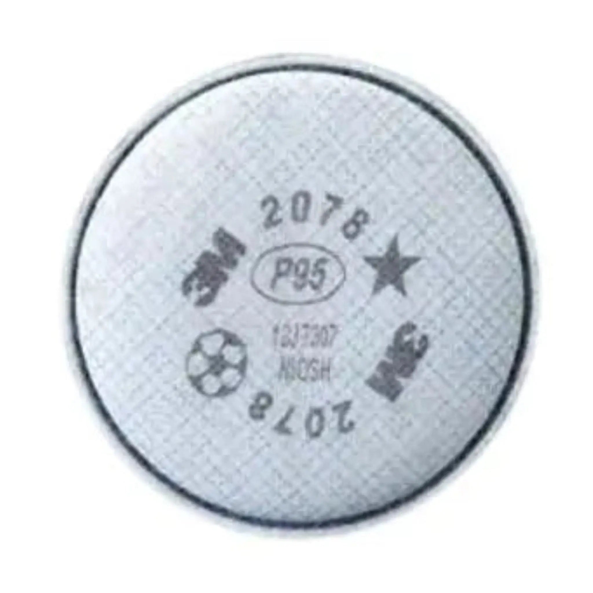 3M™ Particulate Filter 2078, P95, with Nuisance Level Organic Vapor/Acid Gas Relief (1 Pair)