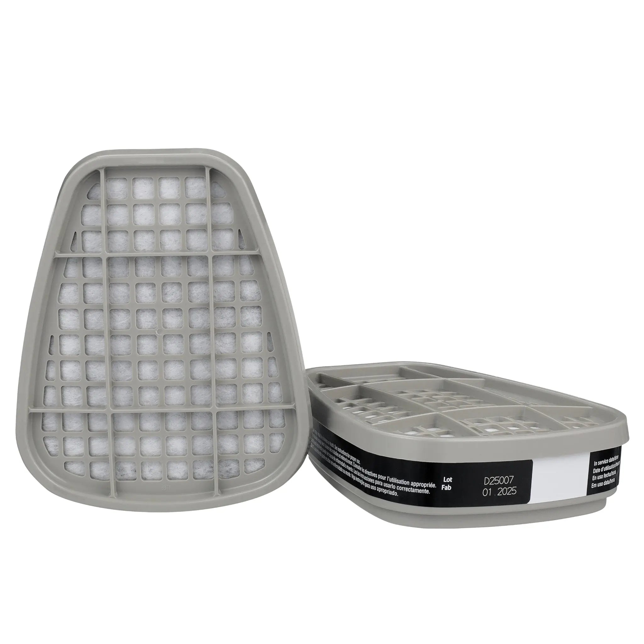 3M 6001 Organic Vapor Cartridge, Back