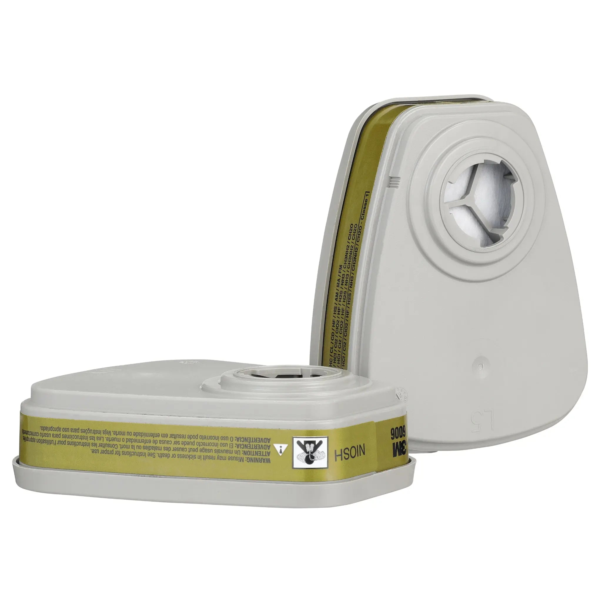 3M 6006 Multi Acid Gas/Organic Vapor Cartridge - Enviro Safety 3M 6006 Multi Acid Gas/Organic Vapor Cartridge - Enviro Safety