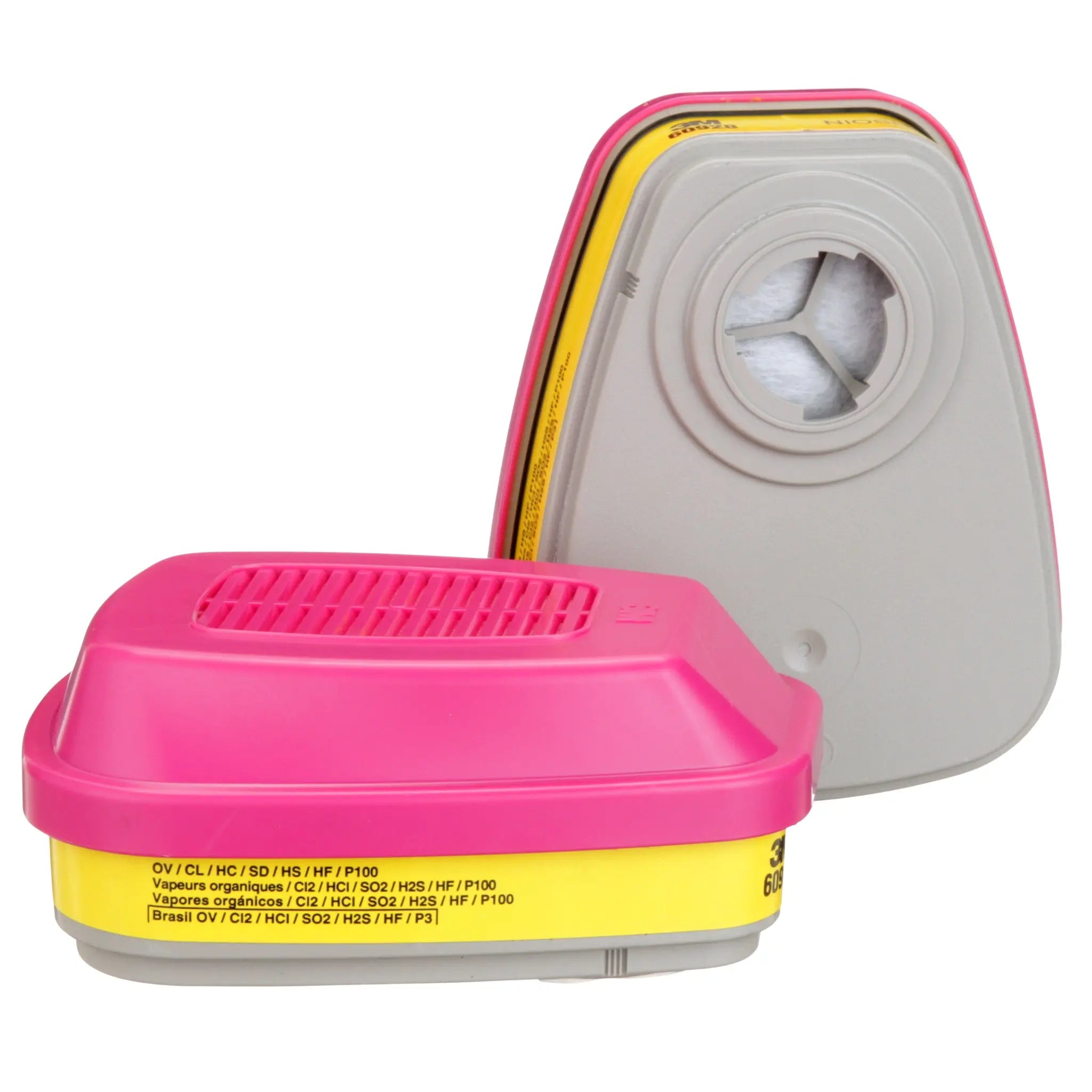 3M 60928 Organic Vapor/Acid Gas Cartridge/Filter, P100, Main Image