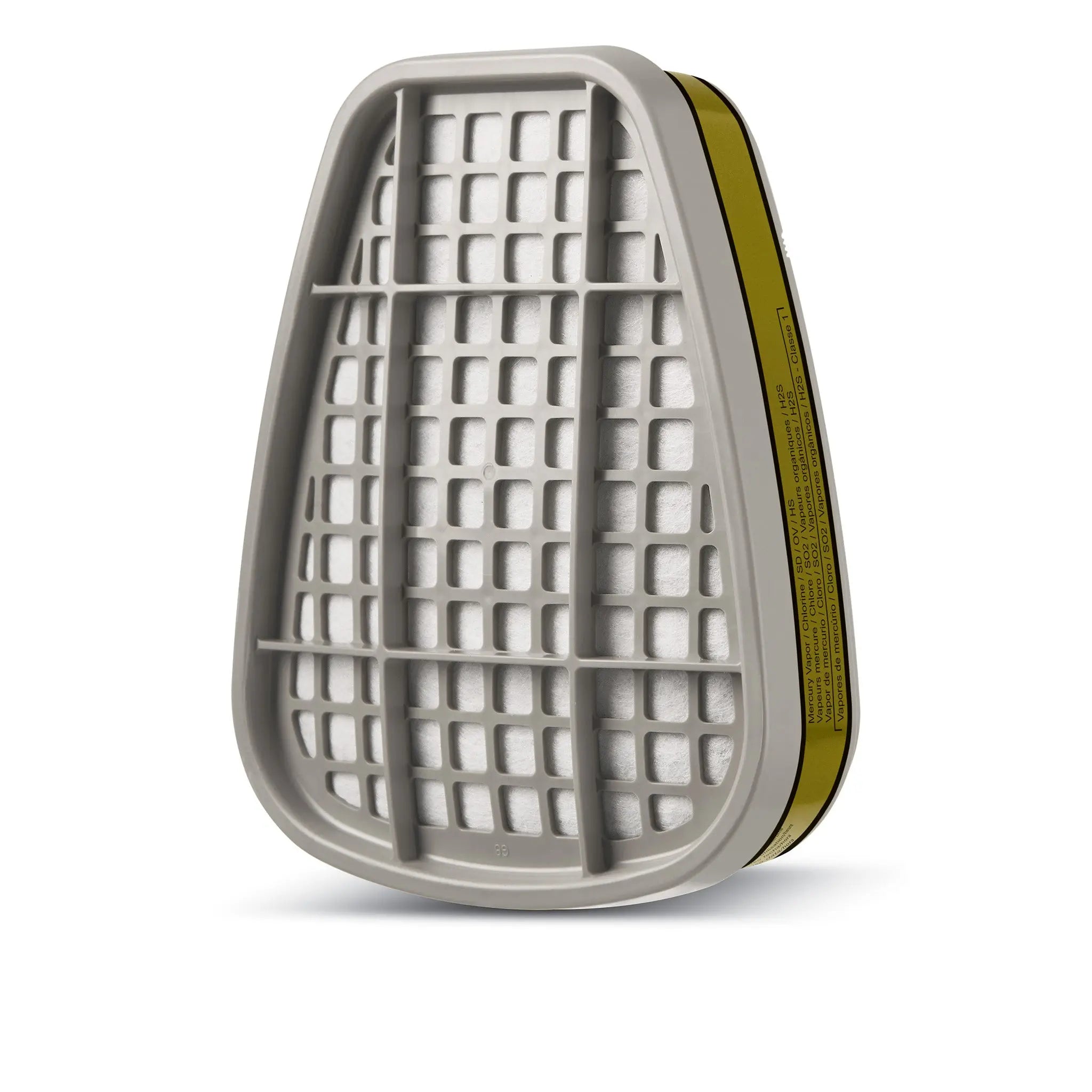 3M Mercury Vapor/Organic Vapor/Acid Gas Cartridge 6007, 60 EA/Case