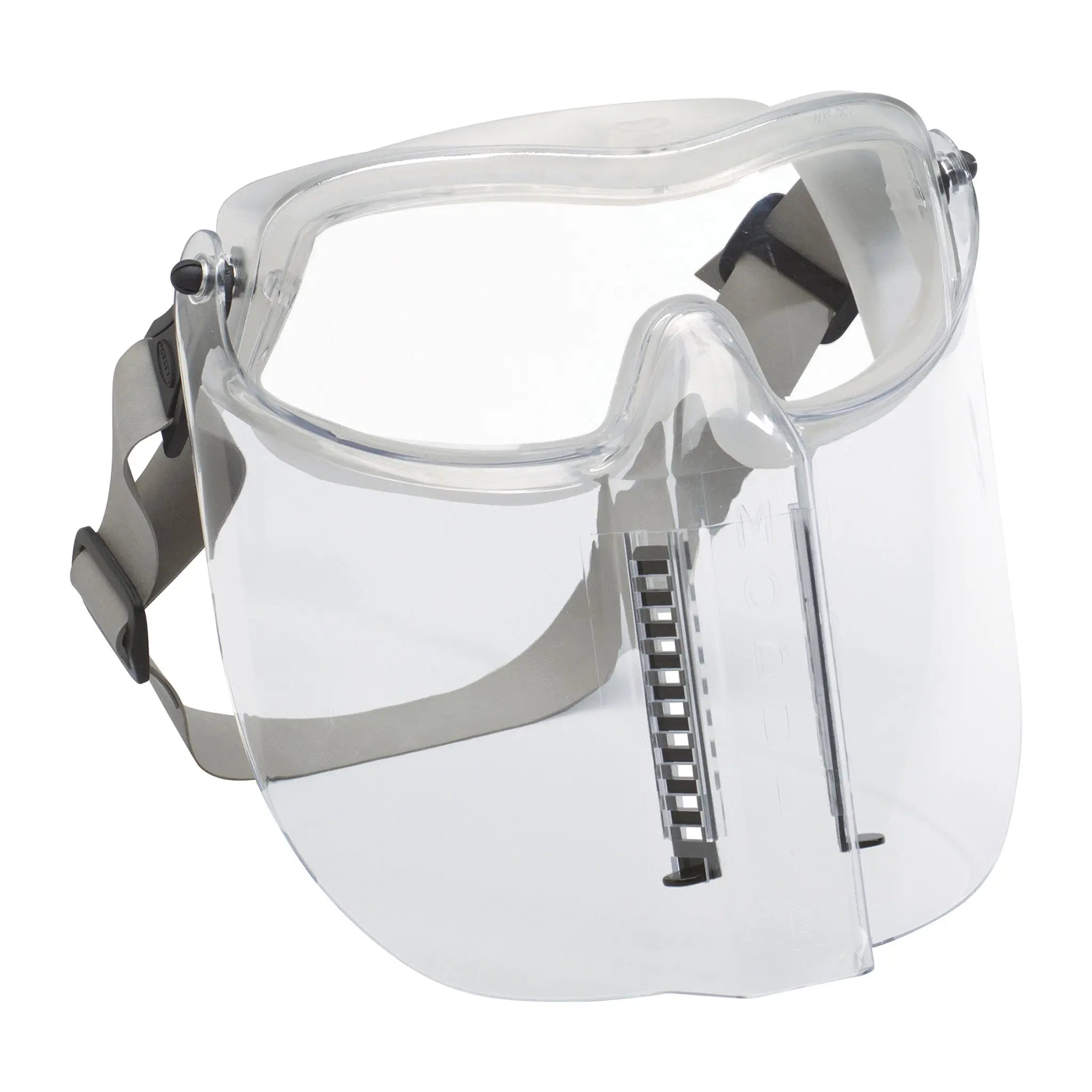 3M Modul-R Safety Goggle, 40658-00000-10 Clear Anti Fog Lens with Chin
Protector 10 ea/case