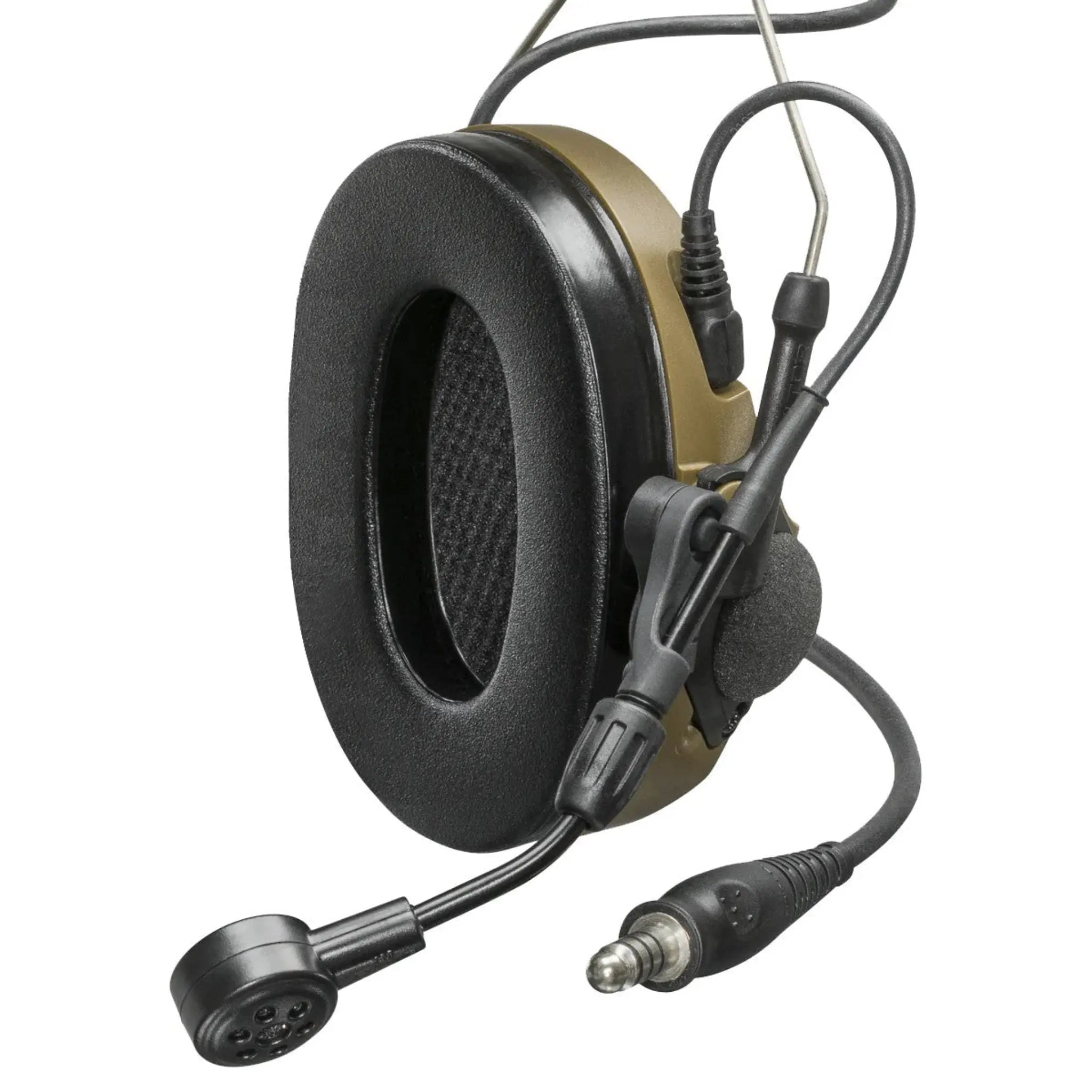 3M PELTOR MT14H418A-47-CY ComTac VIII Single Comm Headset, Nexus 4-Con, Coyote Brown, Inner View