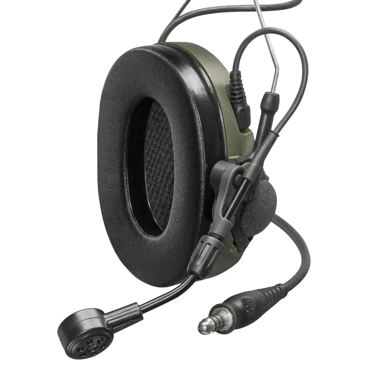 3M PELTOR MT14H418A-47-GN ComTac VIII Single Comm Headset, Nexus 4-Con, O.D. Green, Inner View