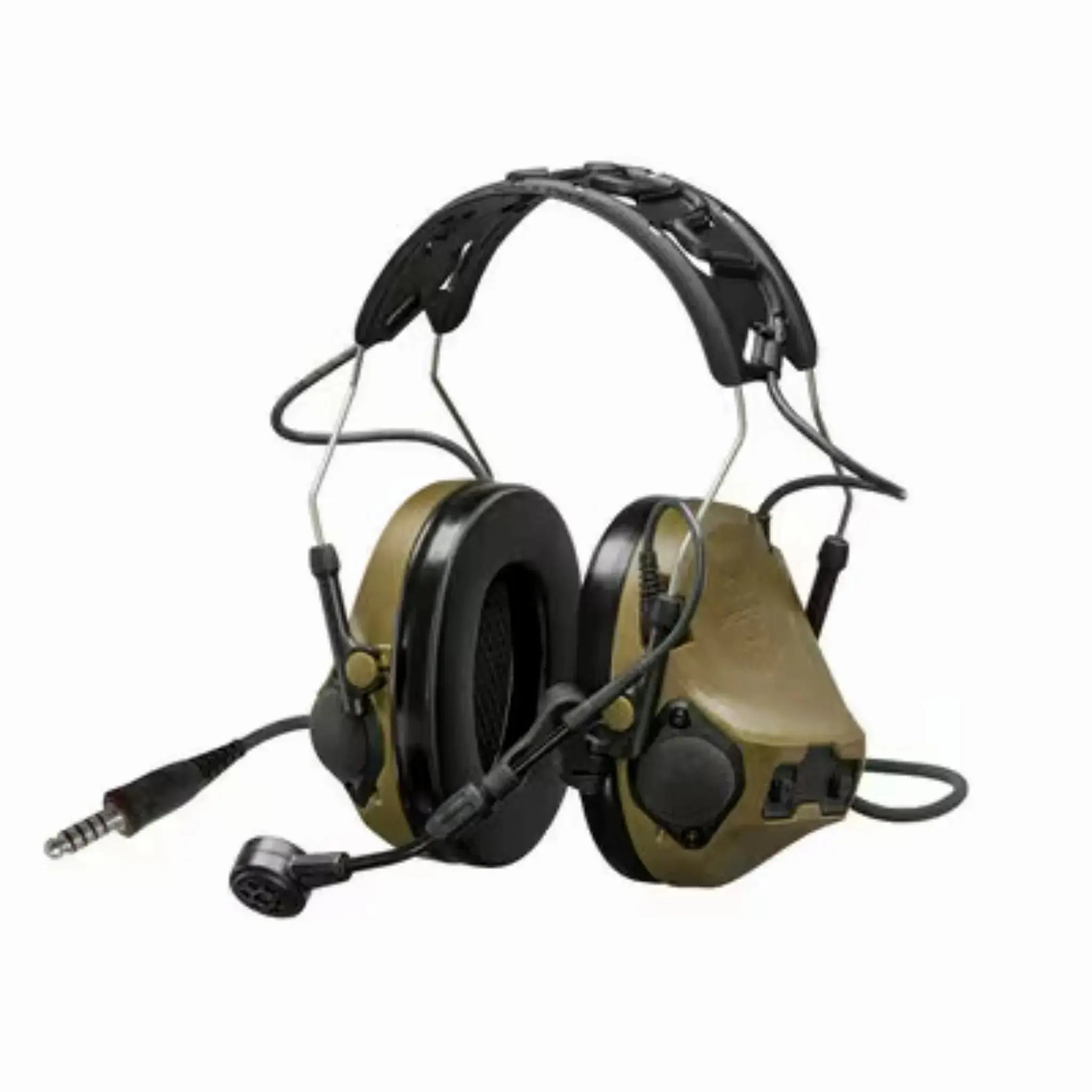 3M PELTOR MT14H418A-92-CY ComTac VIII Multi Comm Headset, Nexus 5-Con, Coyote Brown, Main Image