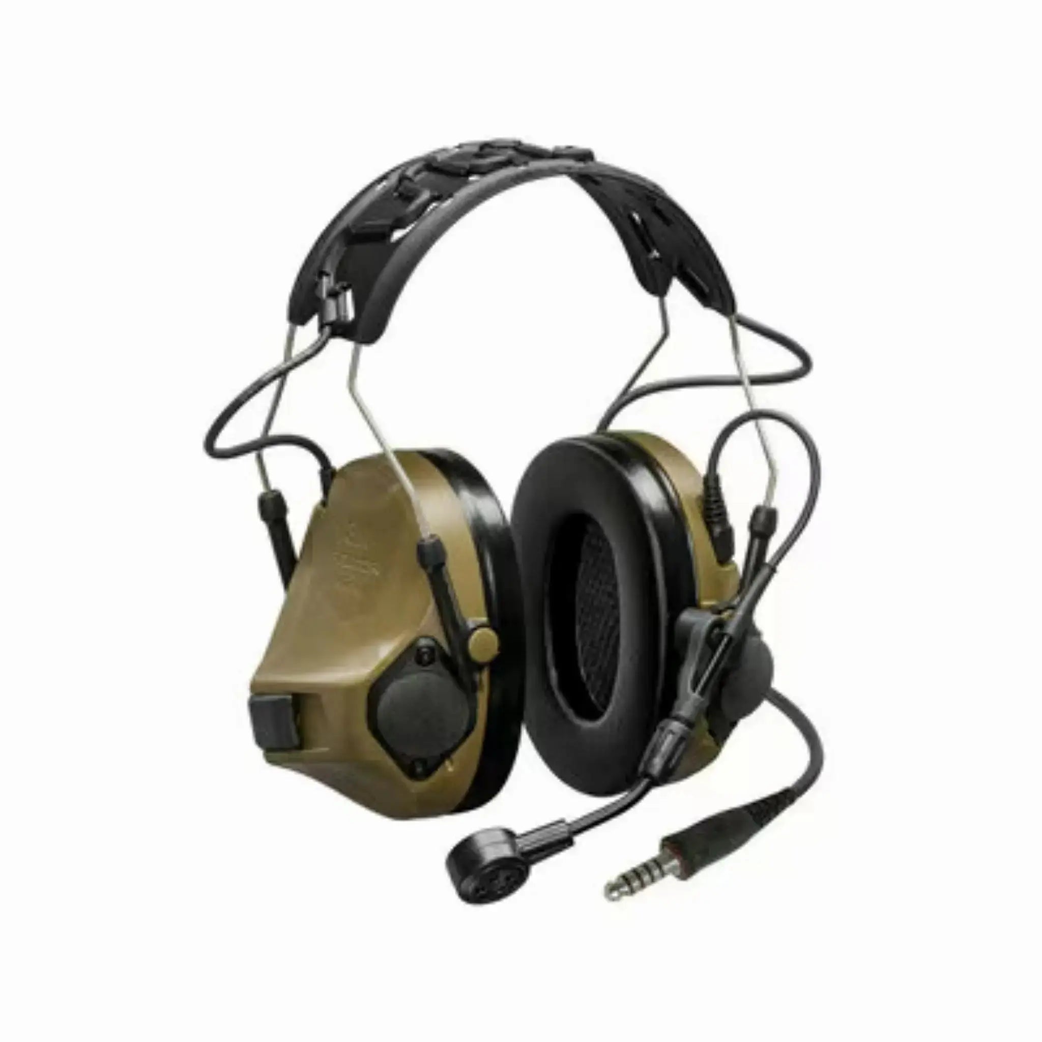 3M PELTOR MT14H418A-92-CY ComTac VIII Multi Comm Headset, Nexus 5-Con, Coyote Brown, Main Image 1