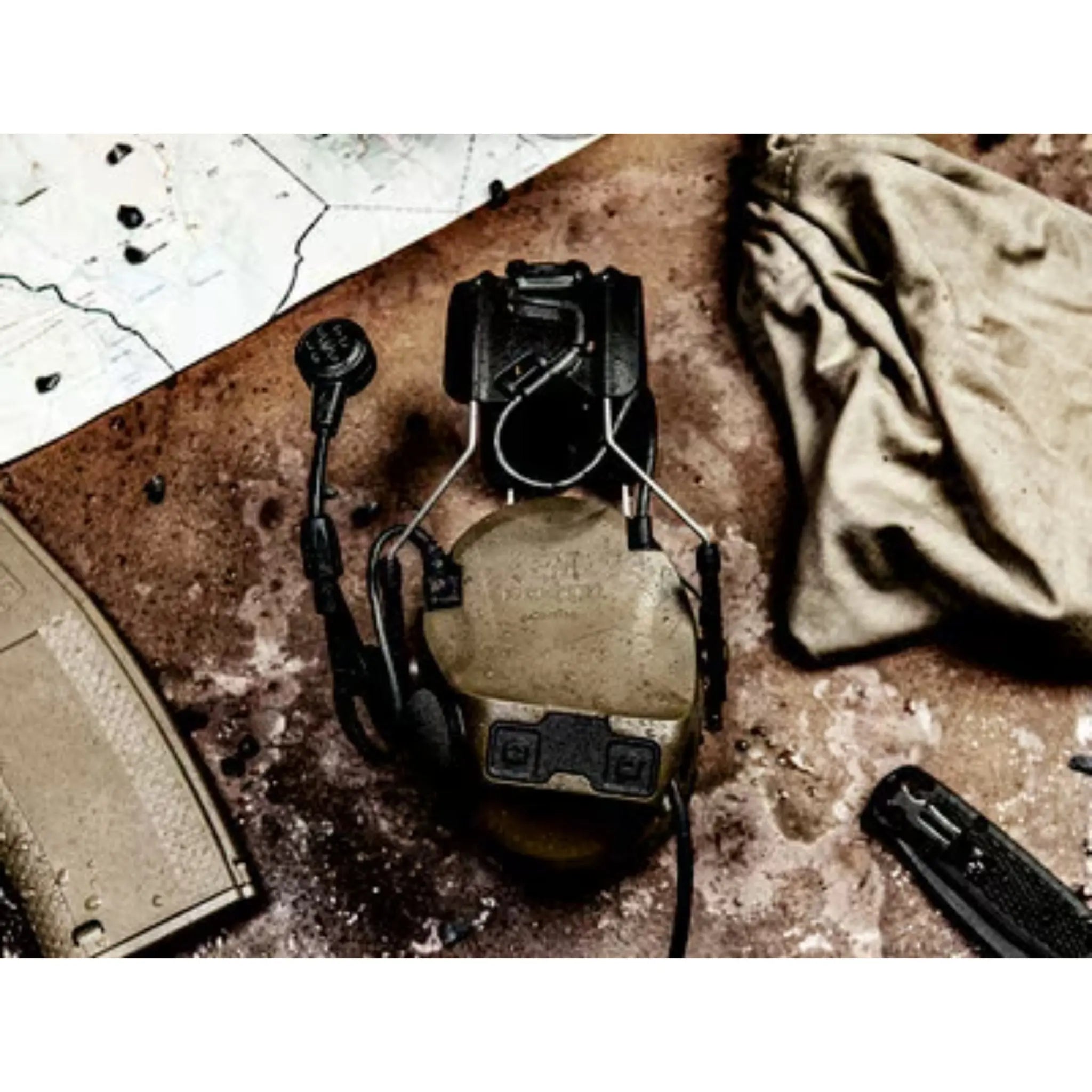 3M PELTOR MT14H418A-92 ComTac VIII Multi Comm Headset, Nexus 5-Con, Coyote Brown, Main Image 3