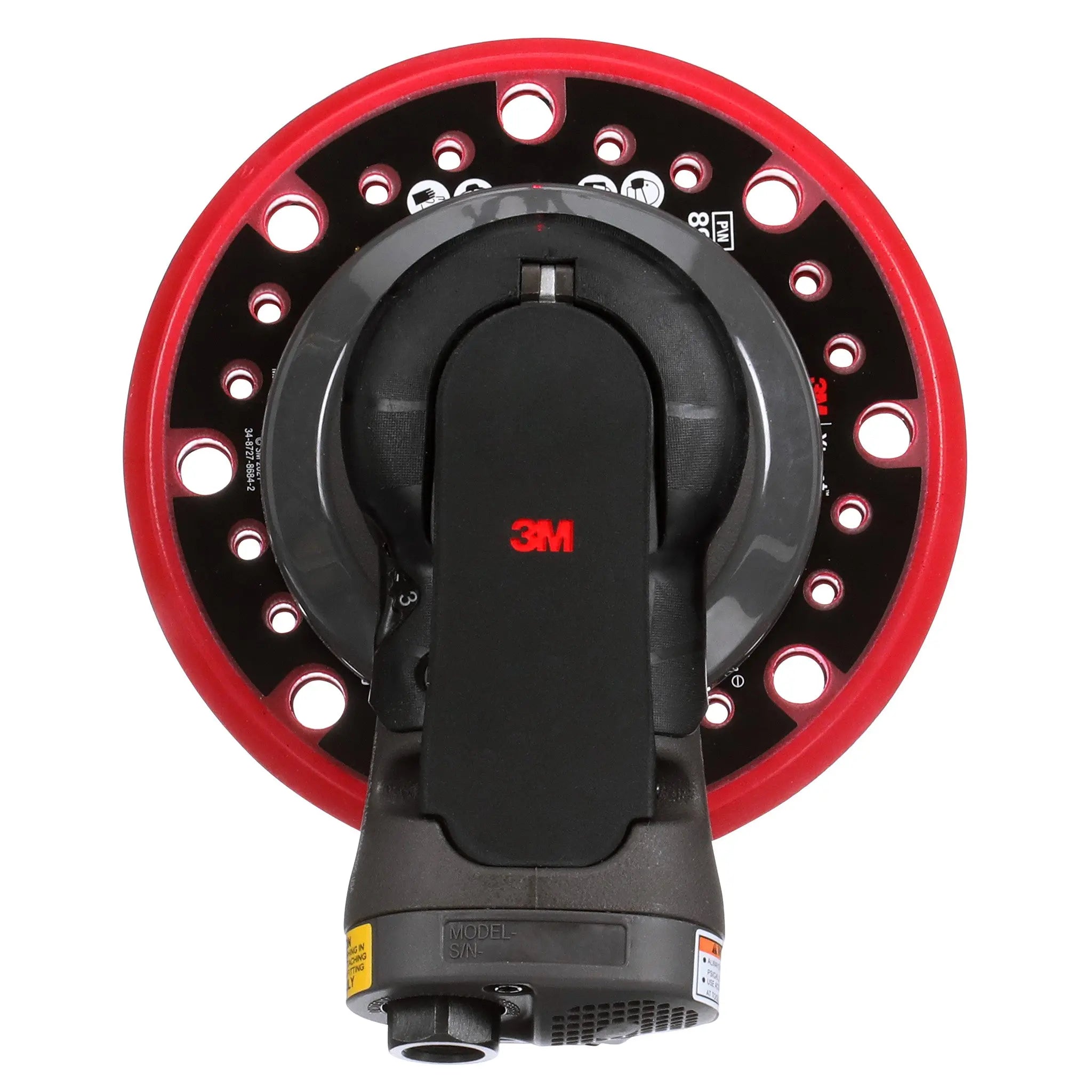 3M Pneumatic Random Orbital Sander, 88949, 6 in, Non-Vacuum, 3/32 in Orbit, 1 ea/Case