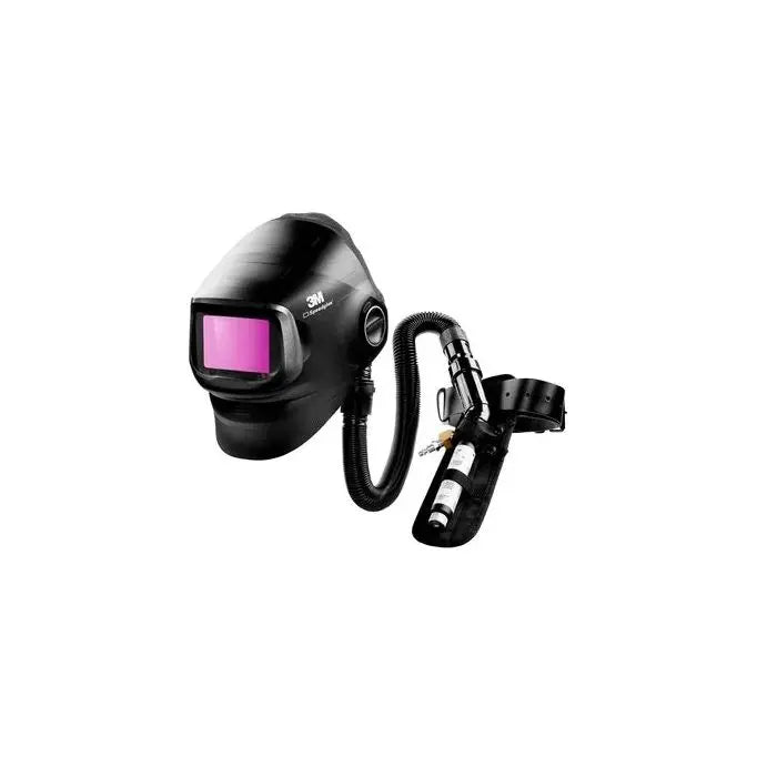 3M Speedglas 46-5702-30iVC Heavy-Duty Welding Helmet G5-01 w/3M V-100 Vortex Cooling Valve Assembly, ADF G5-01VC, Black, 1 Each