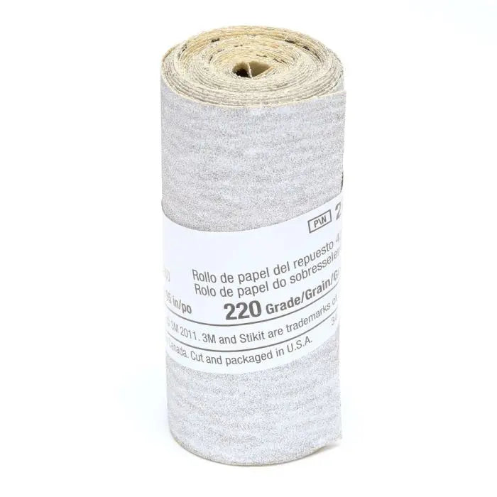 3M Stikit 7000028211 Paper Refill Roll 426U, 2.5 in x 95 in 22 A-weight, Gray, Case of 50