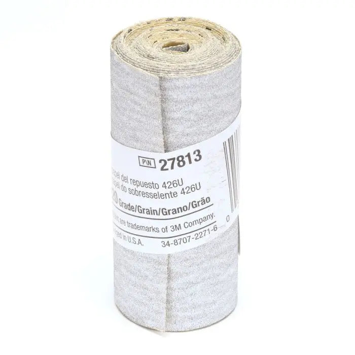3M Stikit 7000028211 Paper Refill Roll 426U, 2.5 in x 95 in 22 A-weight, Gray, Case of 50