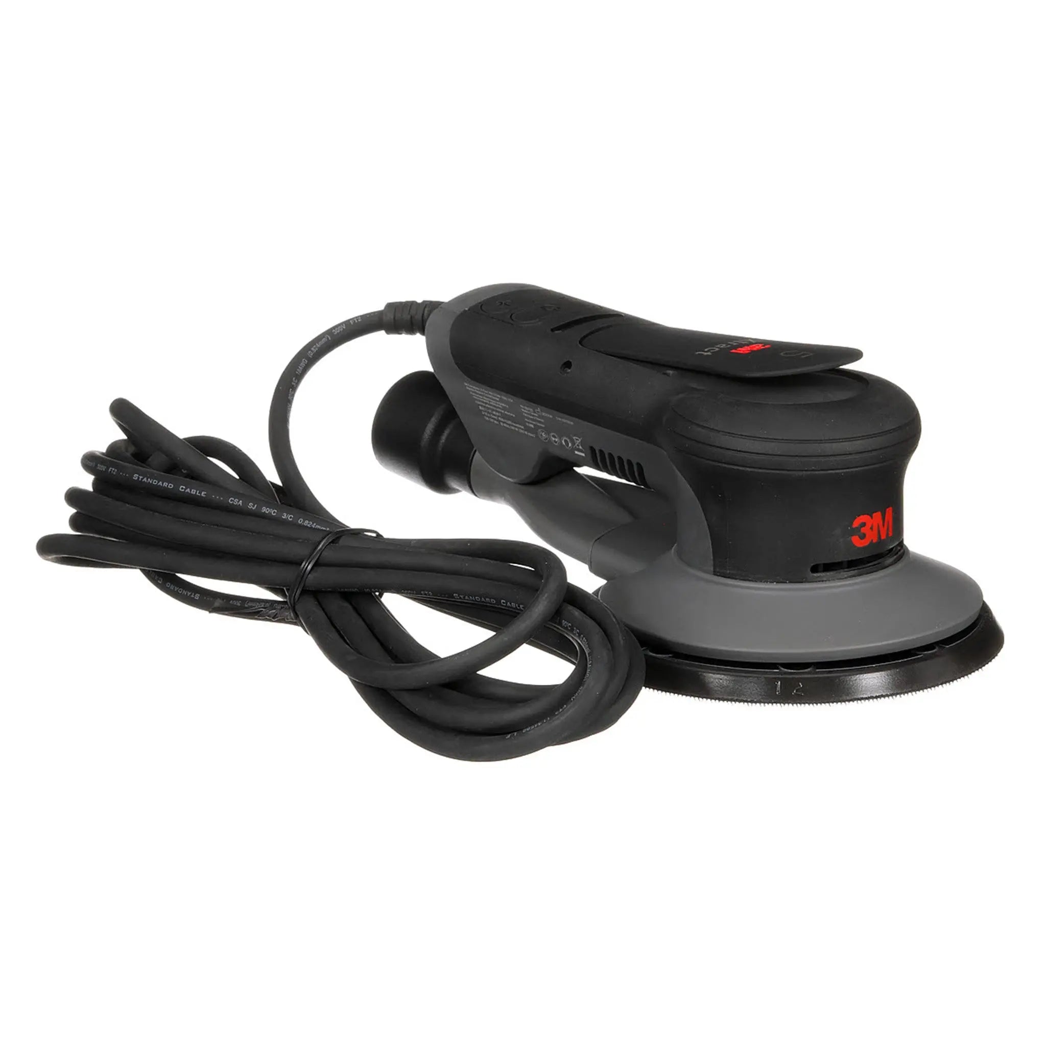 3M Xtract Electric Random Orbital Sander, 88760, 6 in, Central Vacuum, 3/16 in Orbit, 110V, Plug Type B, 1 ea/Case