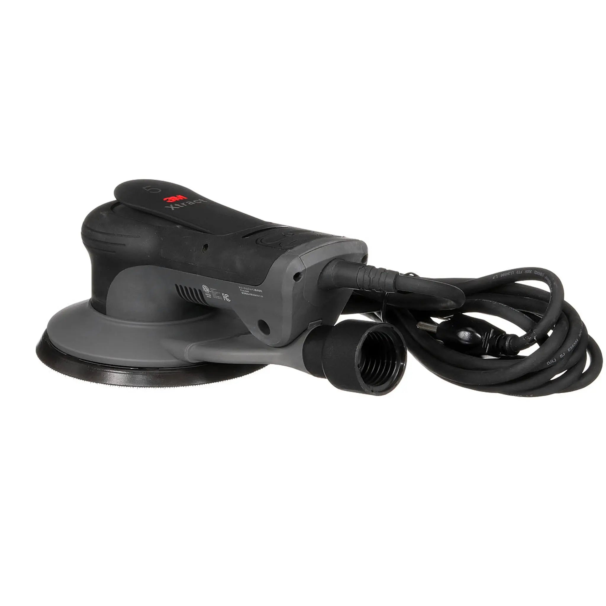 3M Xtract Electric Random Orbital Sander, 88760, 6 in, Central Vacuum, 3/16 in Orbit, 110V, Plug Type B, 1 ea/Case