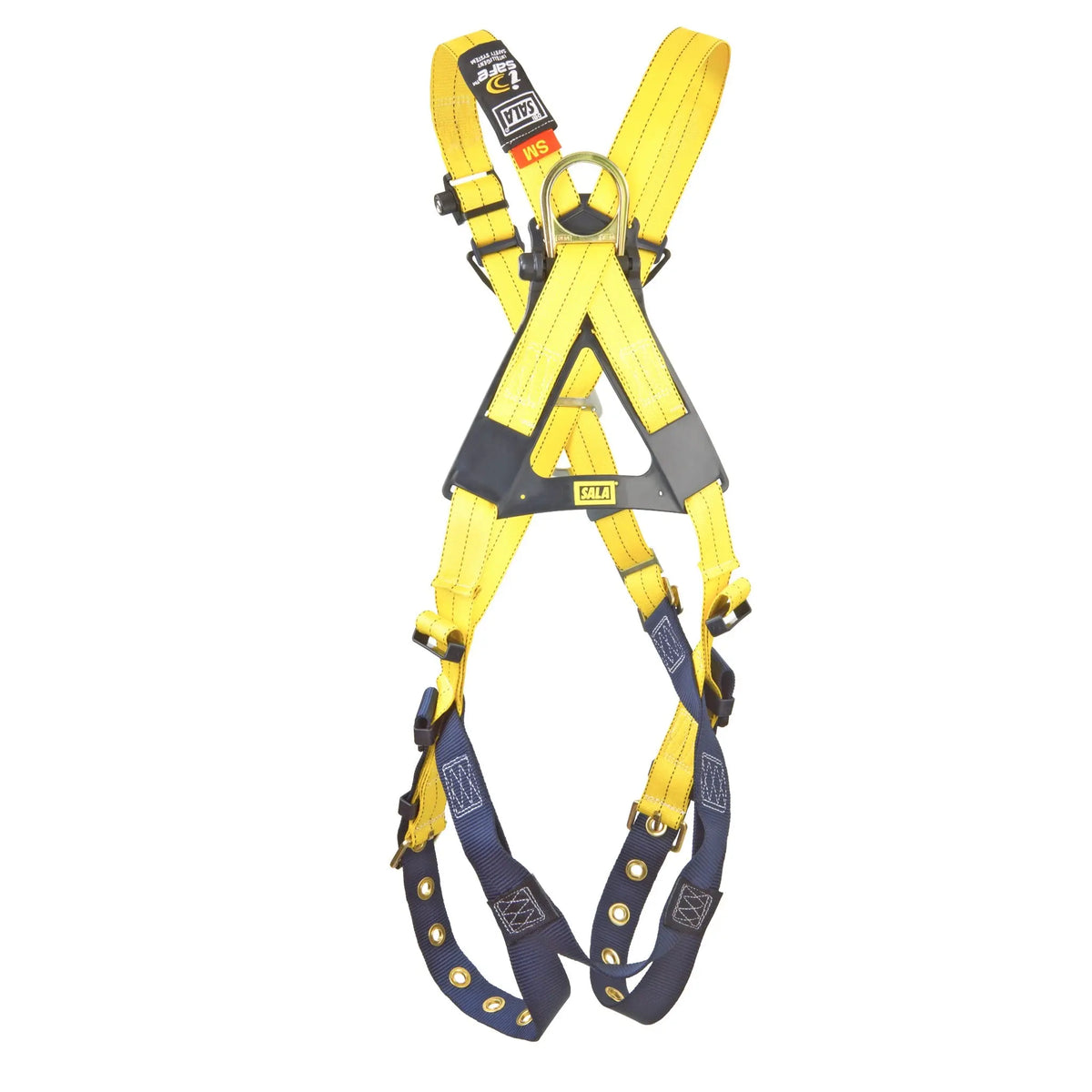3M DBI-SALA Delta Cross-Over Style Climbing Harness 1102952, X-Large, Back View