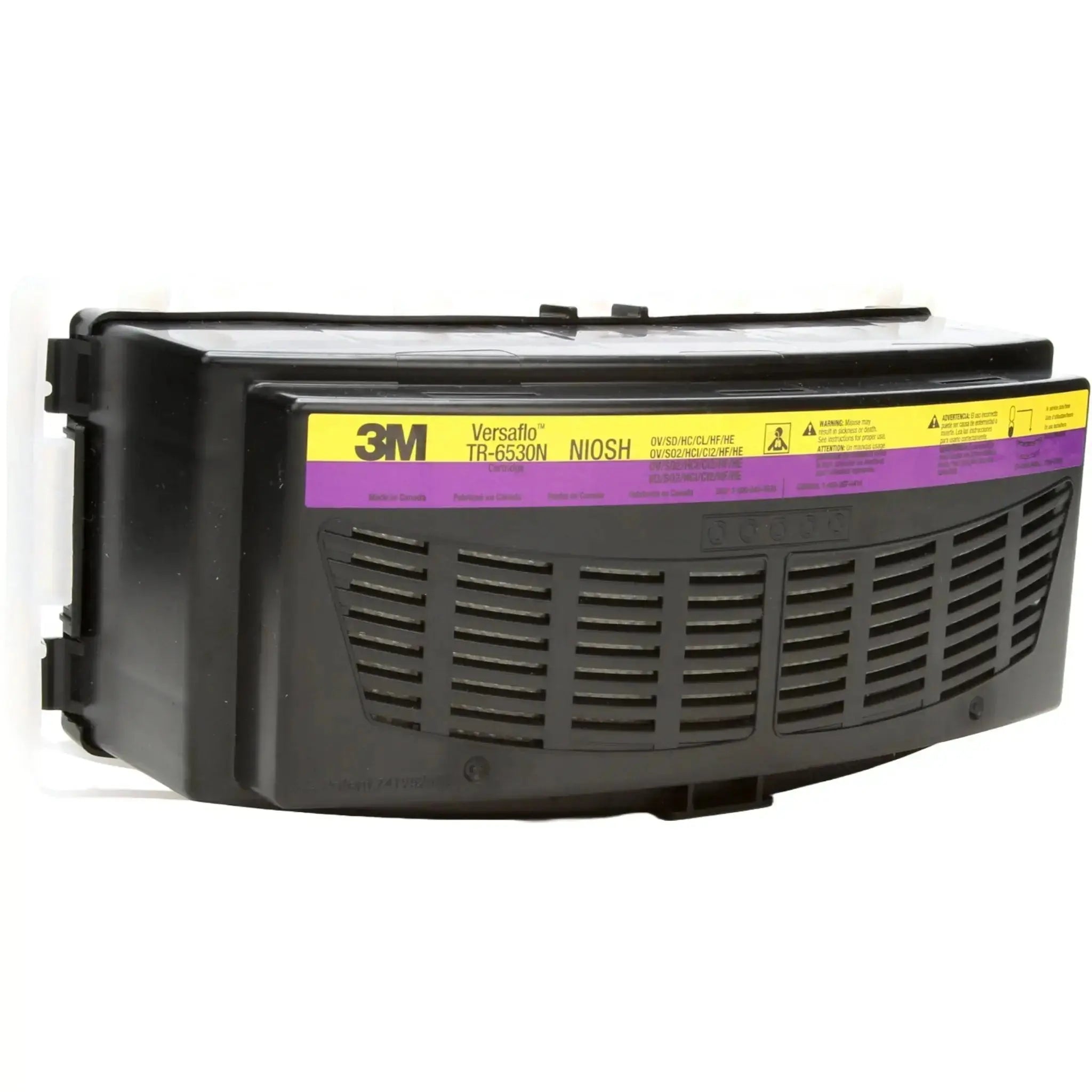 3M Versaflo TR-6530N Organic Vapor/Acid Gas HEPA Cartridge for TR-600 and TR-800 PAPR, Main Image