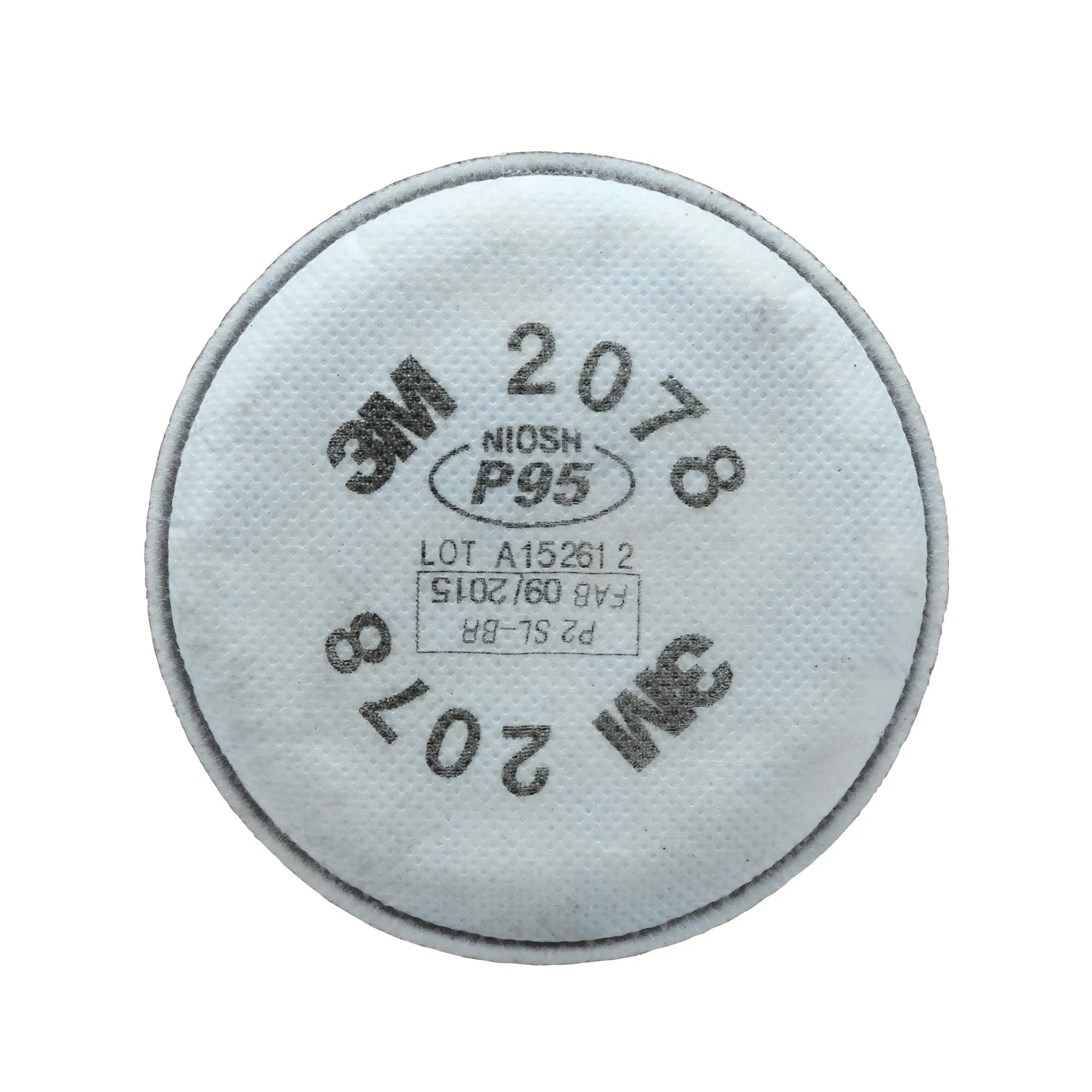 3M 2078 Particulate Filter P95 with Nuisance Level Organic Vapor/Acid Gas Relief, Blue, Case of 100Â