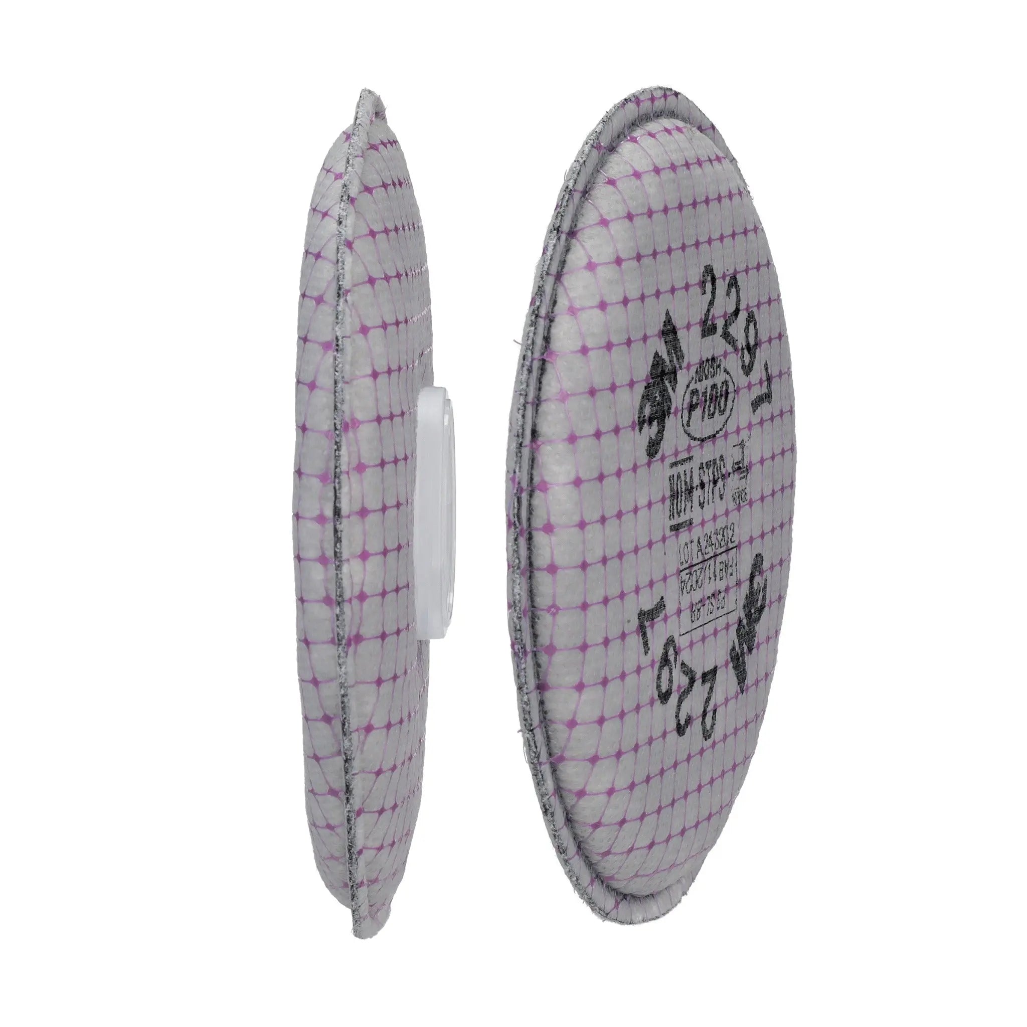 3M 2297 P100 Advanced Particulate Filter with Nuisance Level Organic Vapor Relief, Both Sides