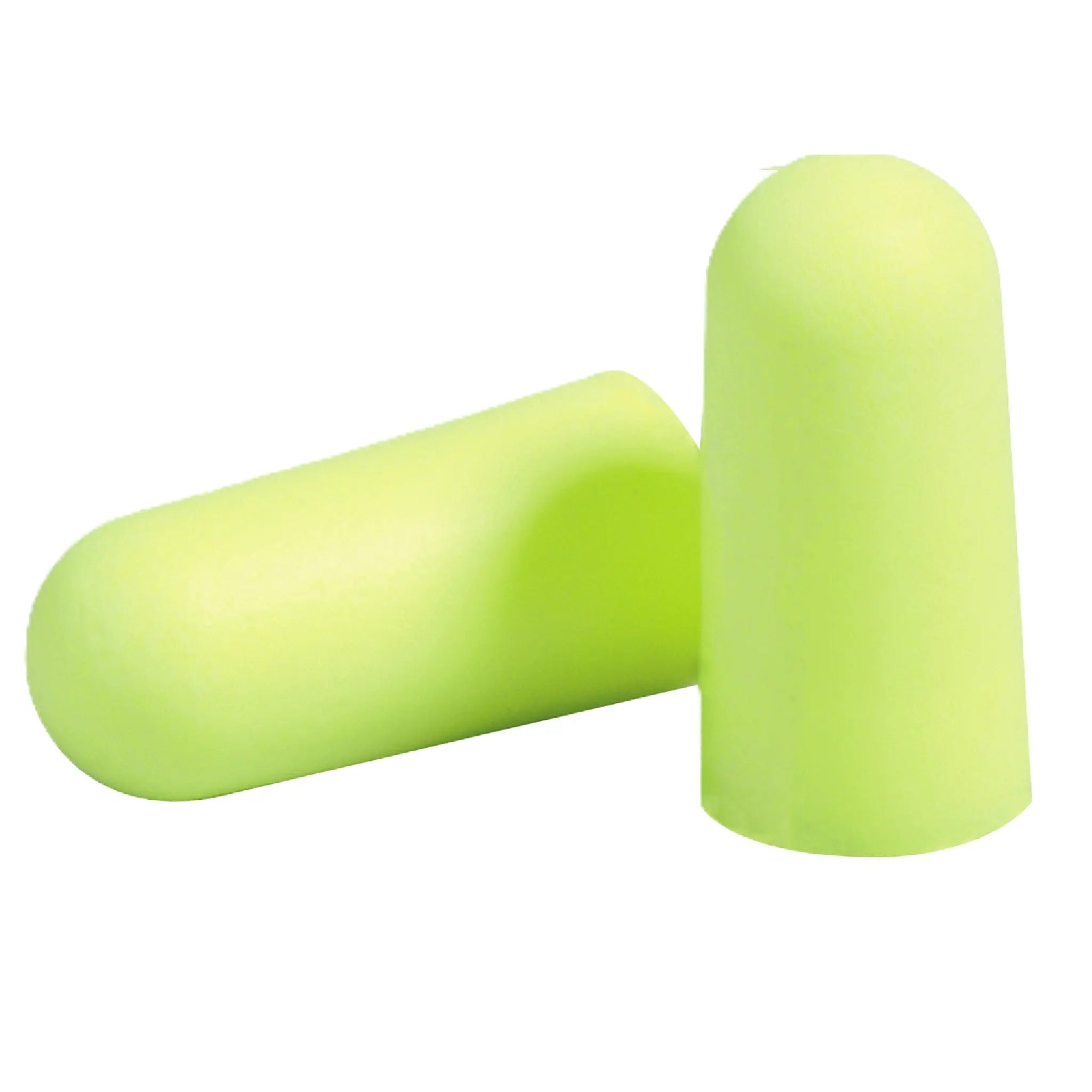 3M E-A-Rsoft Yellow Neons Earplugs 391-1005, Uncorded, in One Touch Dispenser Refill Bottle, Large Size, 1600 Pair/CaseÂ