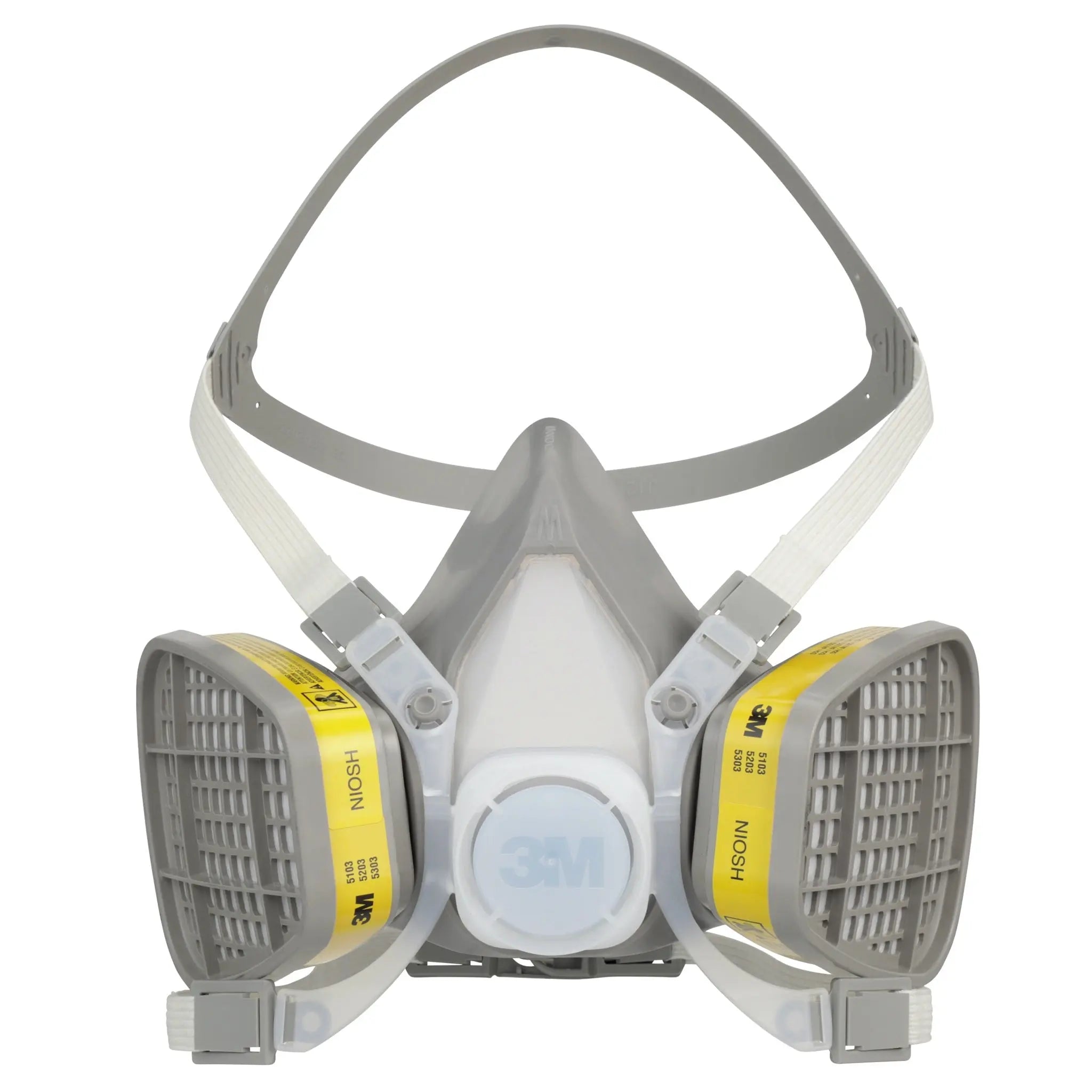 3M 5103 Half Facepiece Disposable Respirator Assembly Organic Vapor/Acid Gas, Case of 12